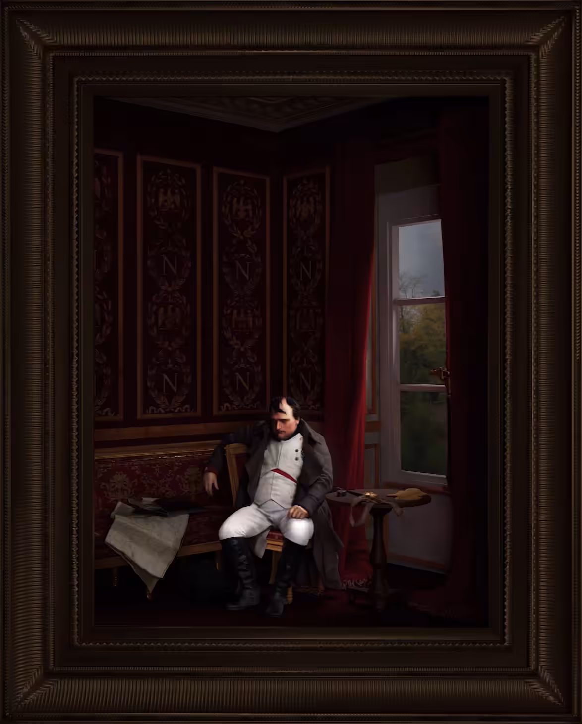 Napoleon at Fontainebleau (Video)