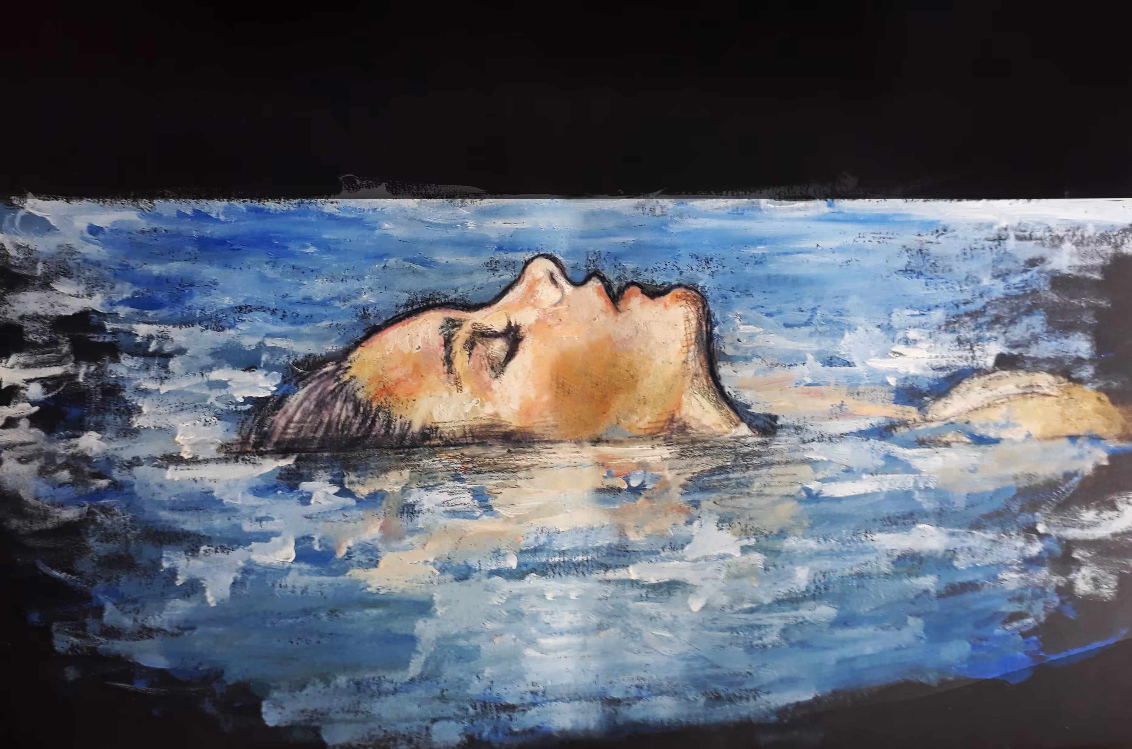Drowning in her thoughts