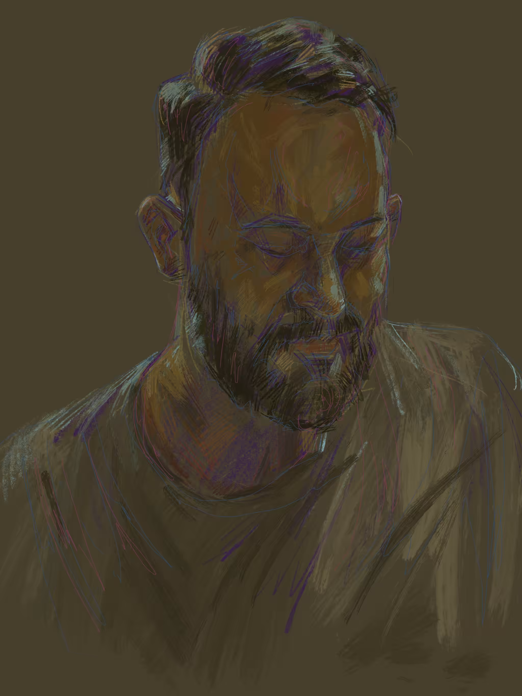 Portrait of a painter friend
