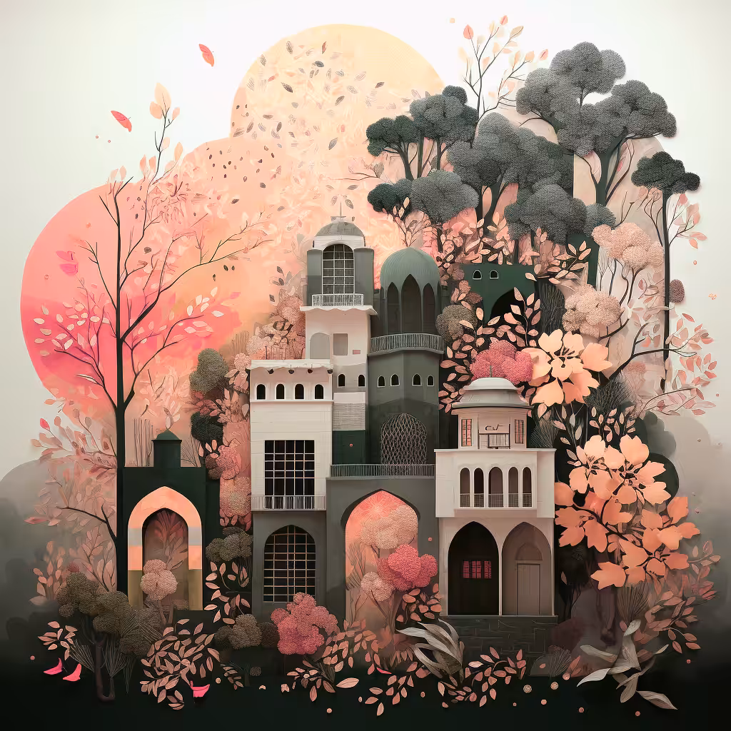 Pink autumn