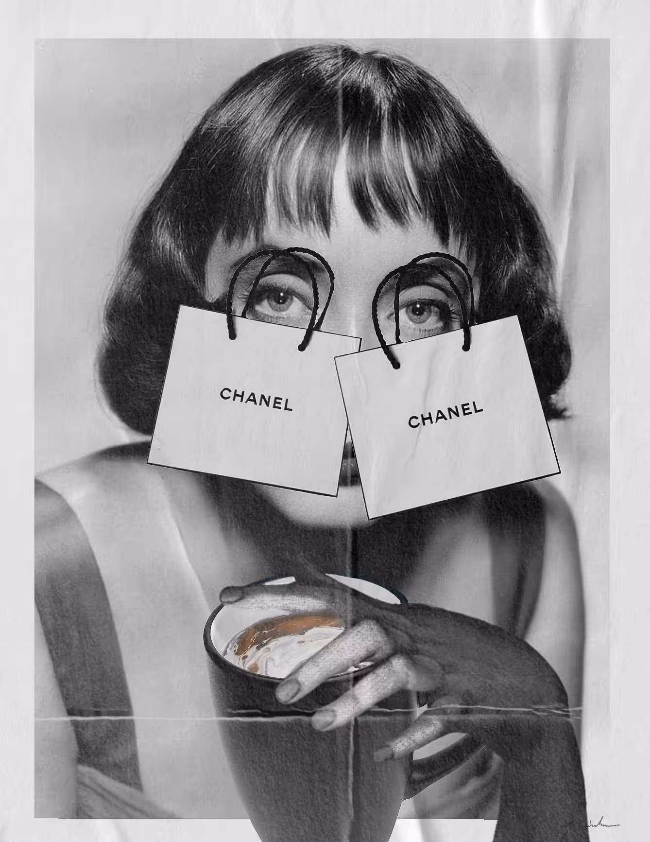 The bags under my eyes are Chanel