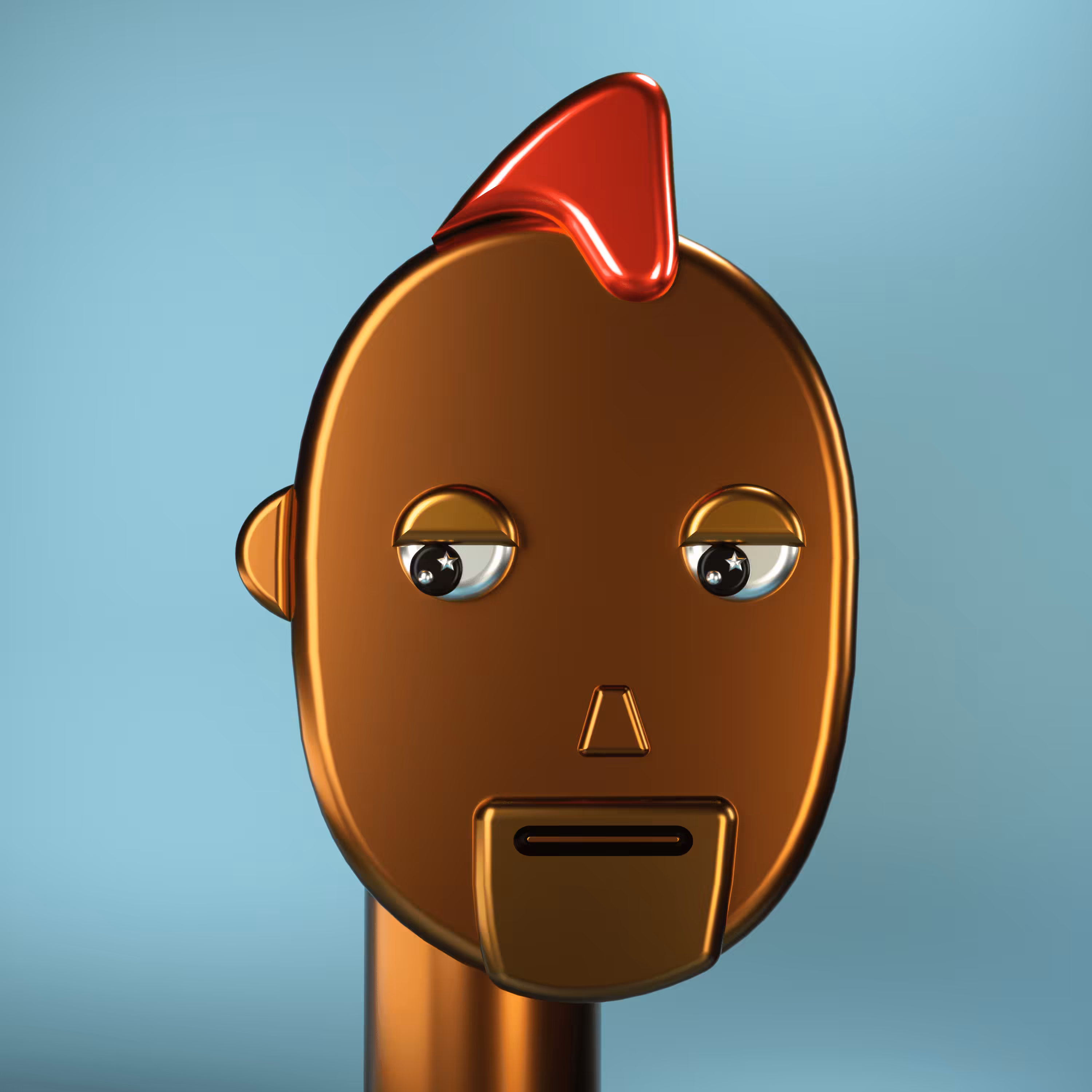 3D Chrome Punks: 3D Chrome Punk #0200
