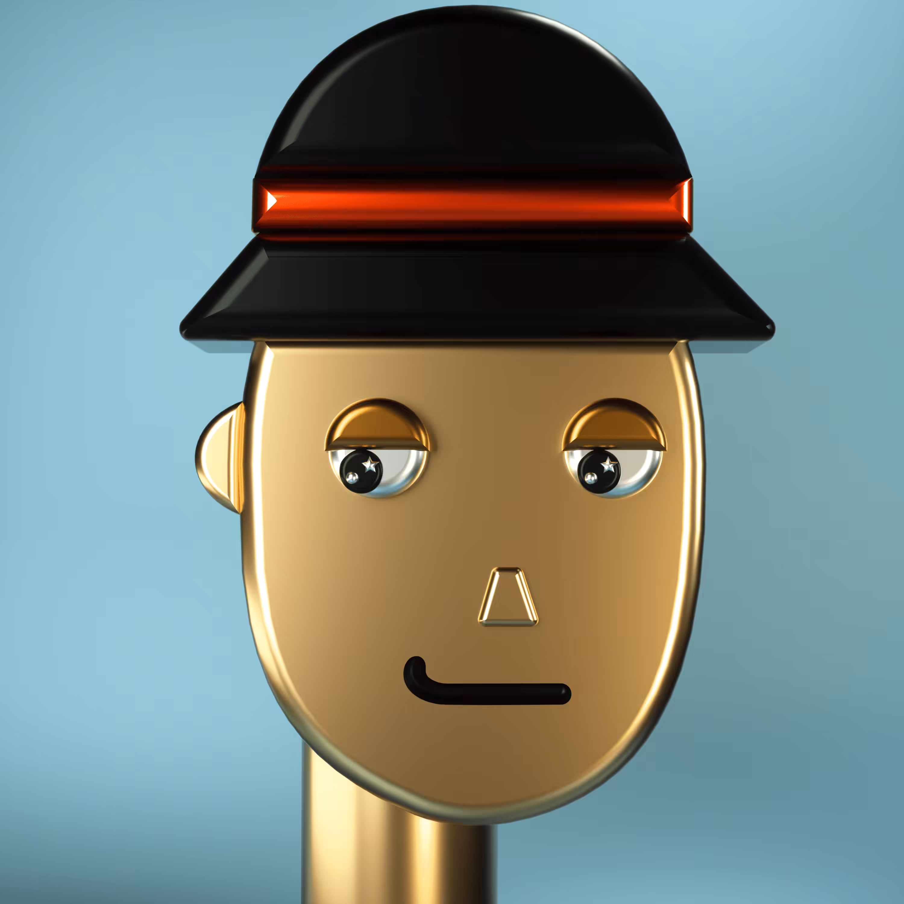 3D Chrome Punks: 3D Chrome Punk #0317
