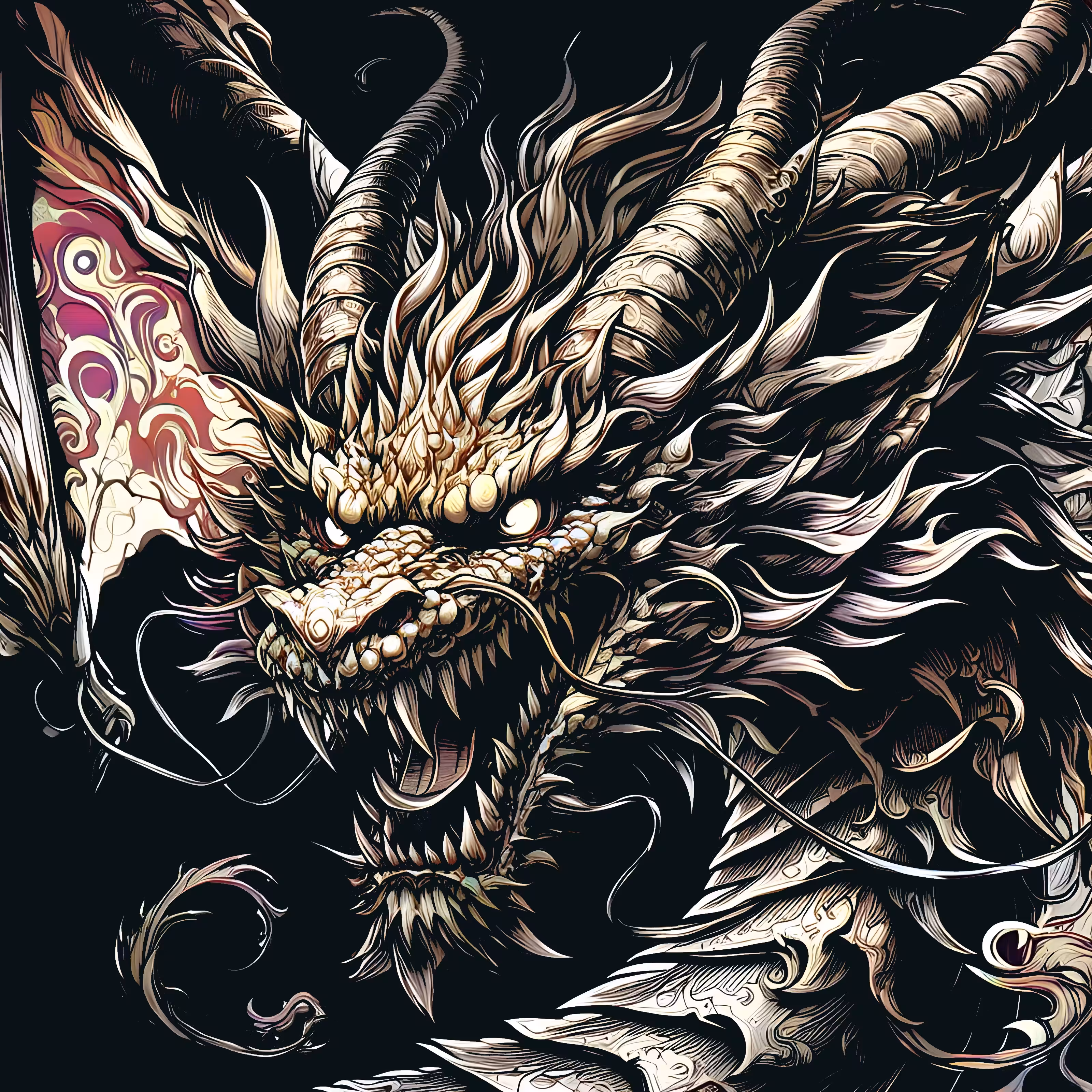 Mythological dragon