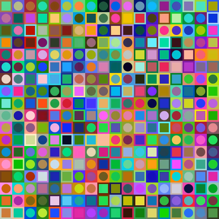 Square Dot Composition #45