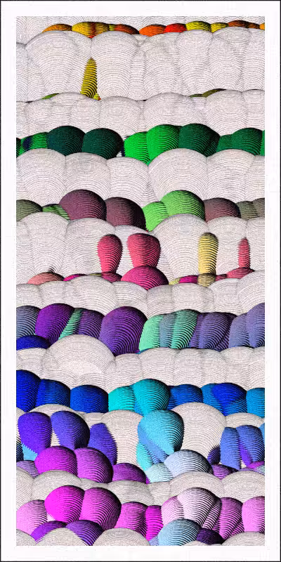 Balloon Field on Clouds #45