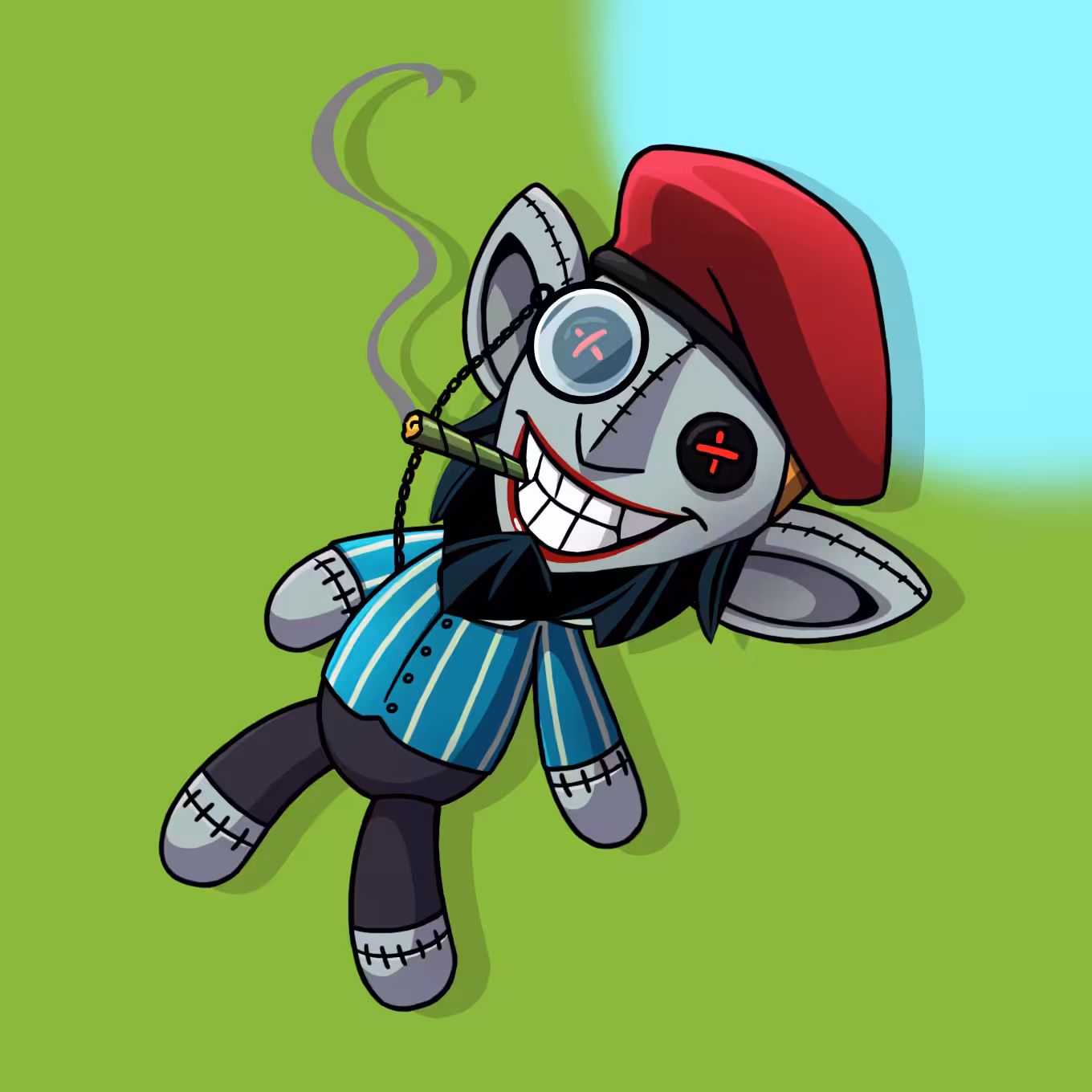 #3957 Sneaky Vampire Teddy
