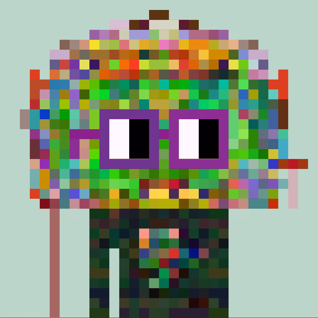 Pixel Sorting Nouns #39– #61 (Blended)