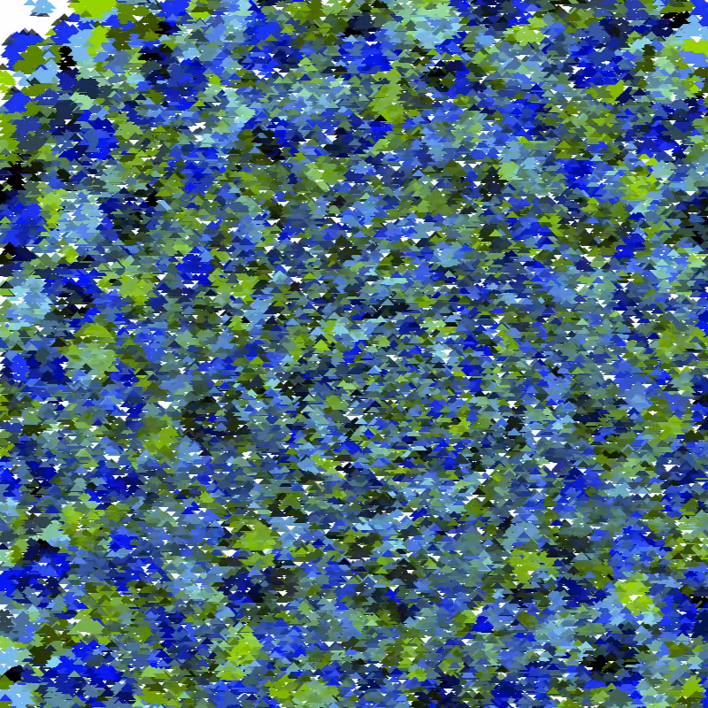 Mosaic or stained glass drops #123