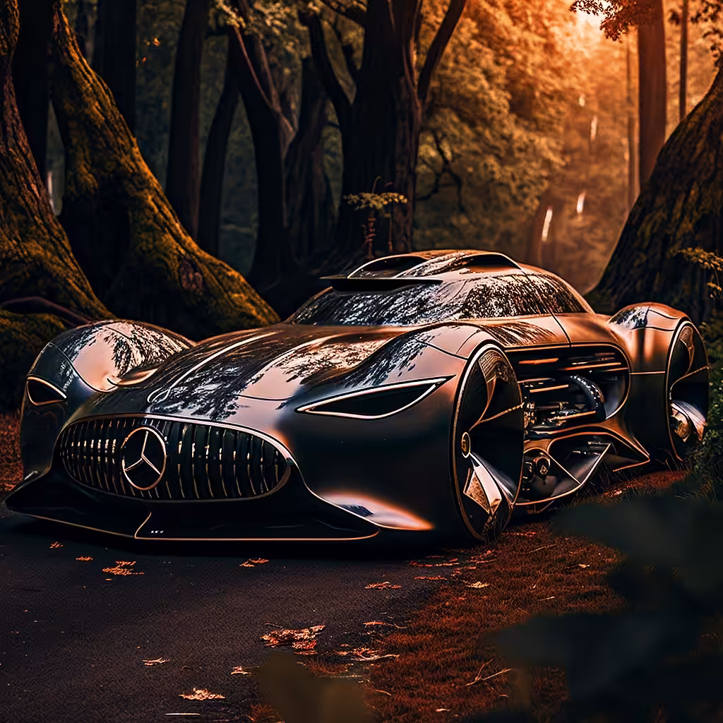 Futuristic benz