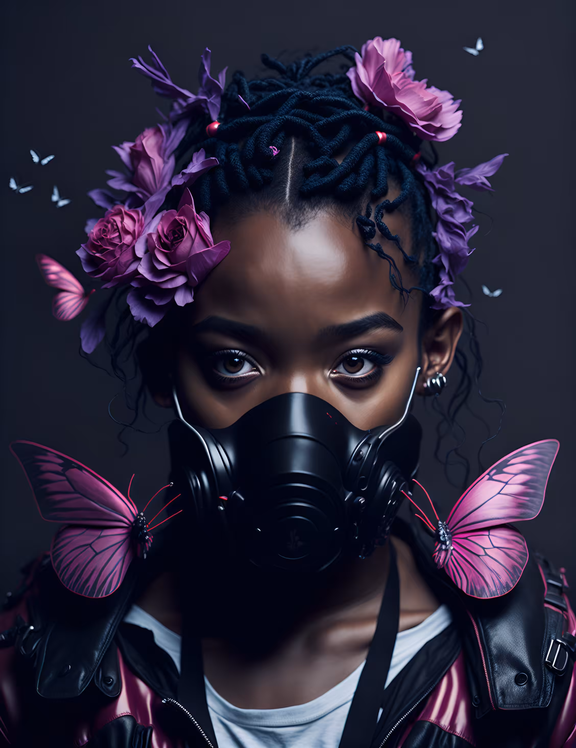 MASK, ROSE and Butterfly #03