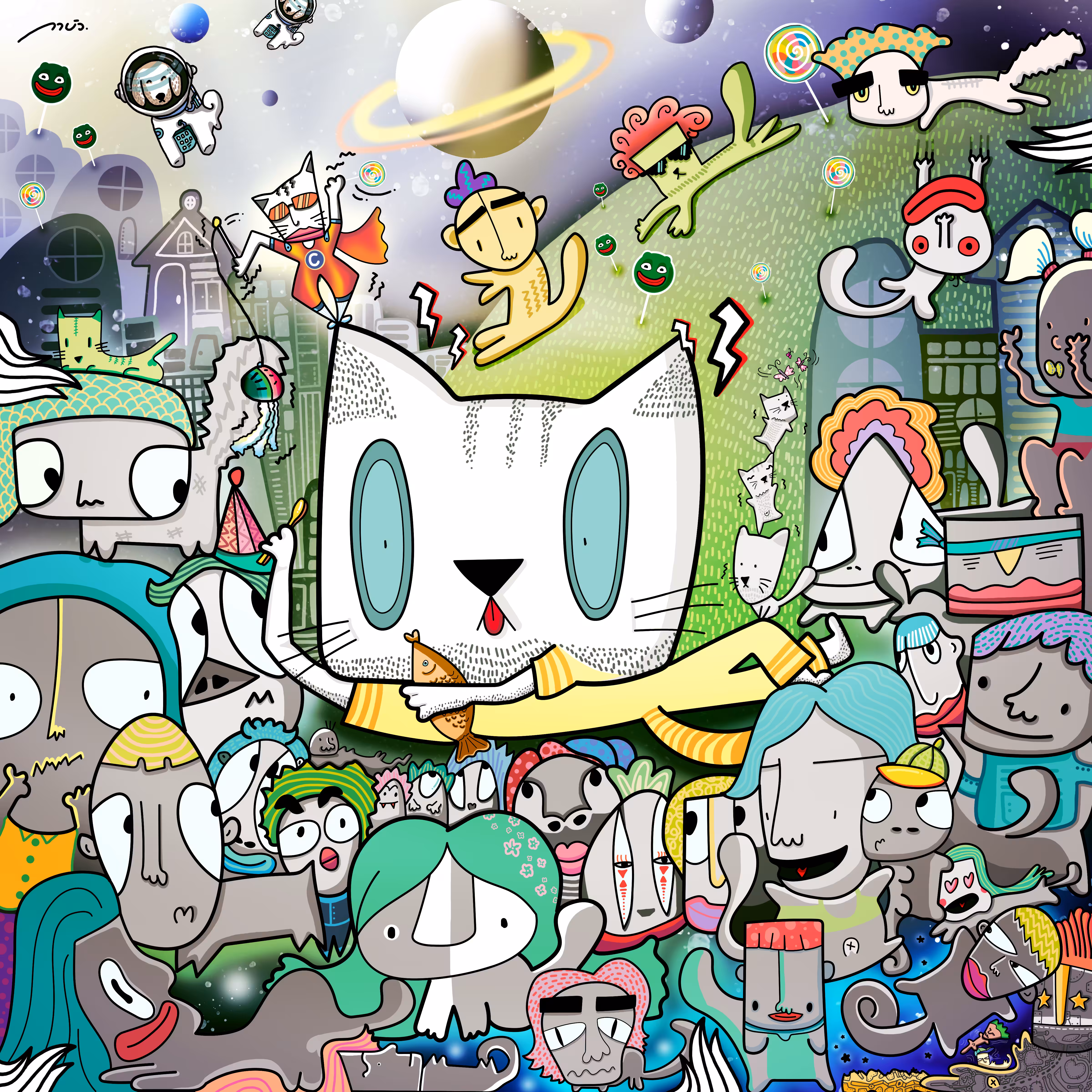 Thinking cat ?