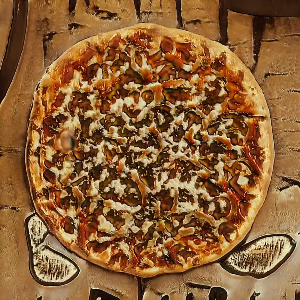 AI Generated Pizza. Edition 002