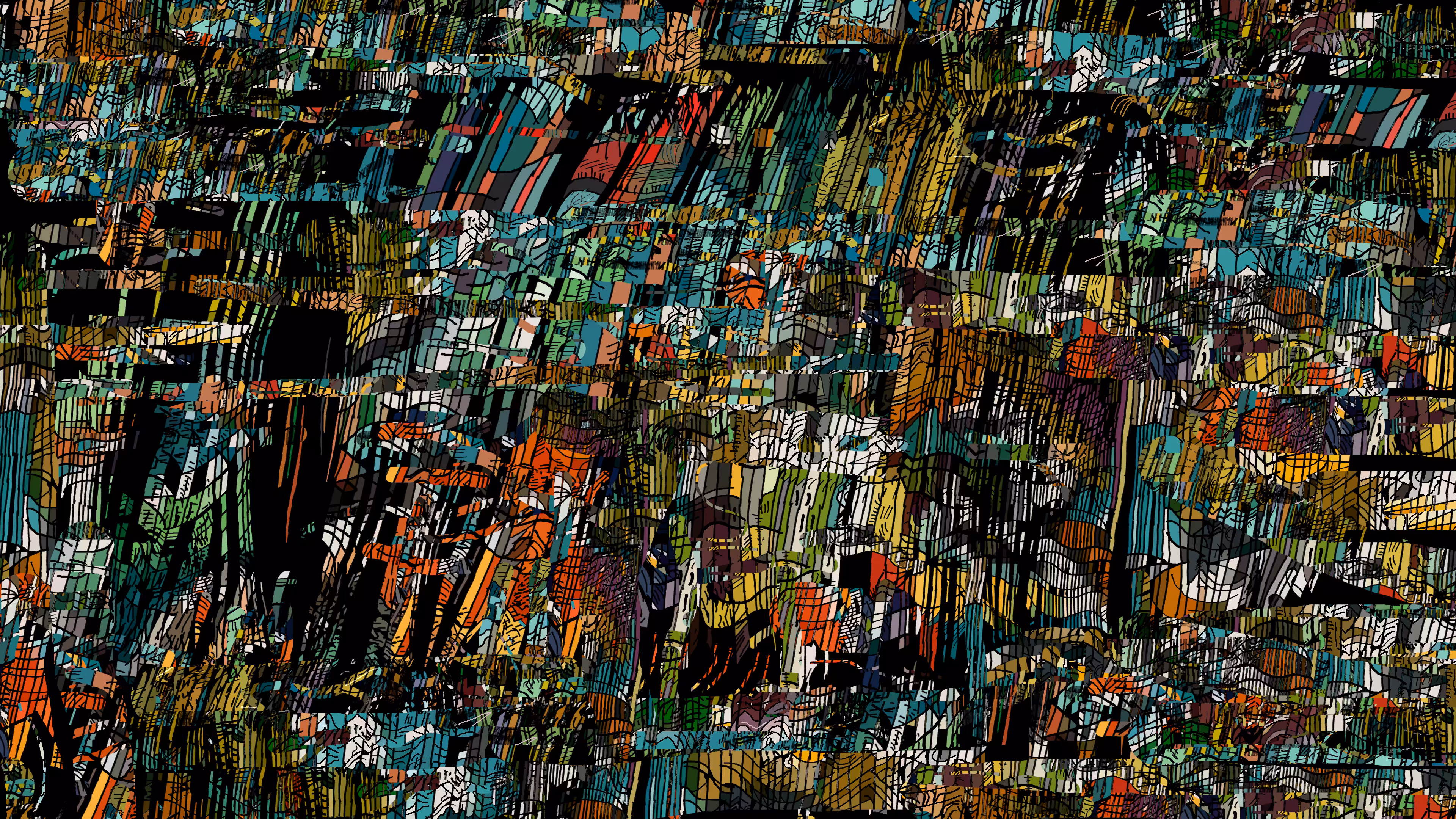 archive of gestures knitted in the found score