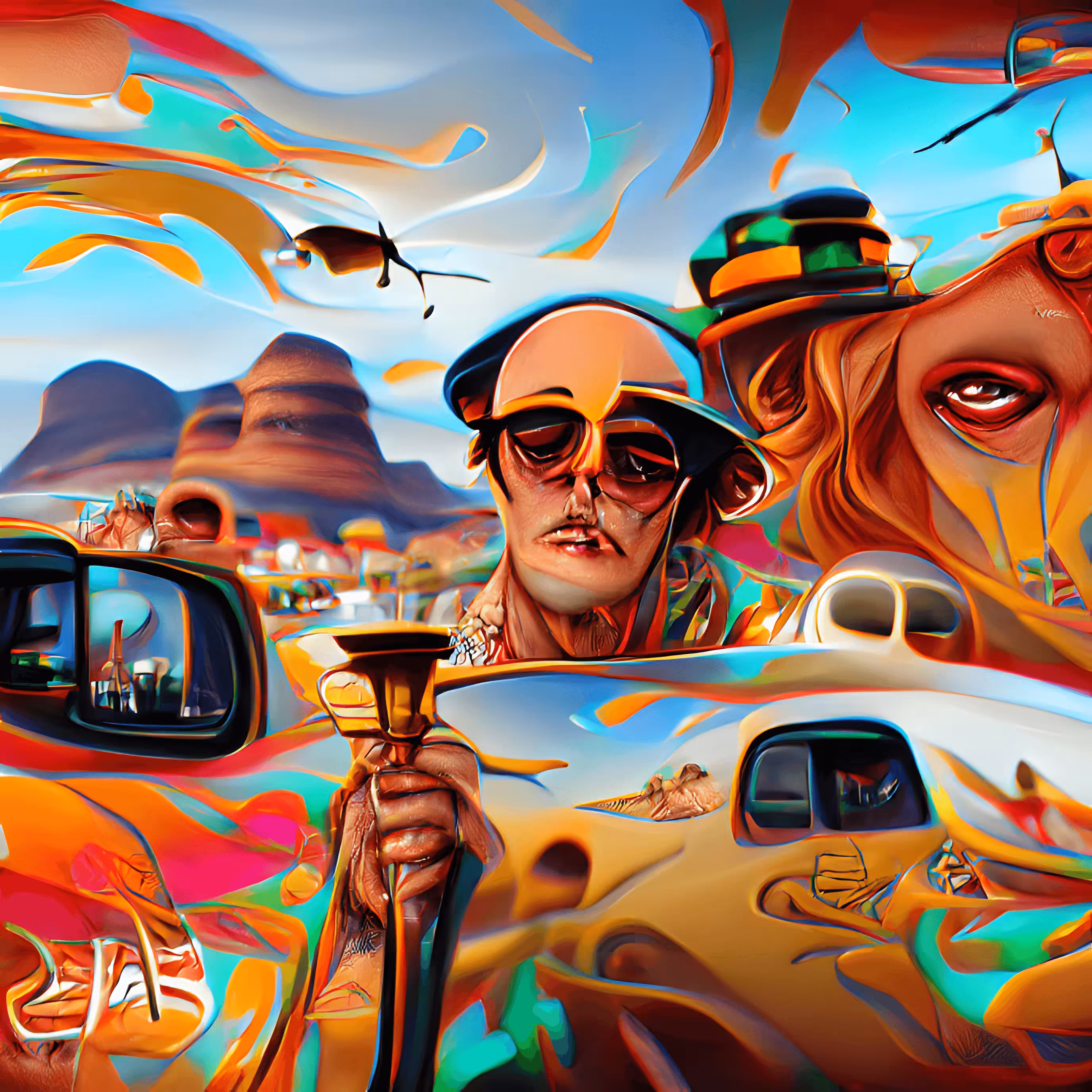Hunter S. Thompson in Las Vegas