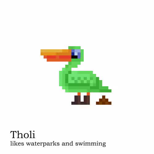 Pixel pelicans