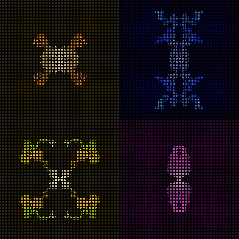 Dither Creatures 2x2 #38