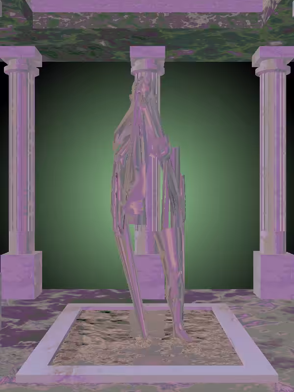 HeavenComputer: The Plotting Mossy Champagne Woman #2131