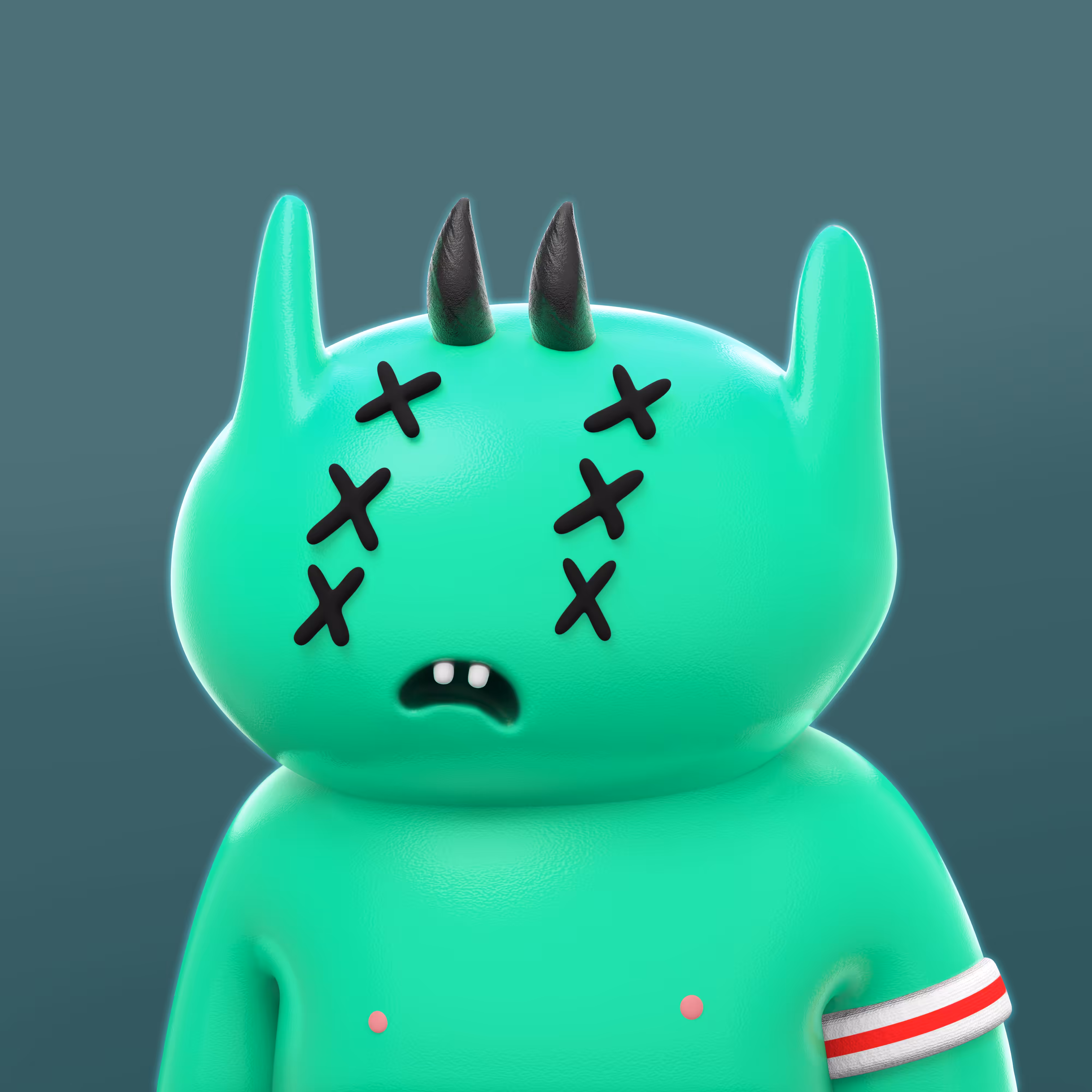 3D alien fren #9989