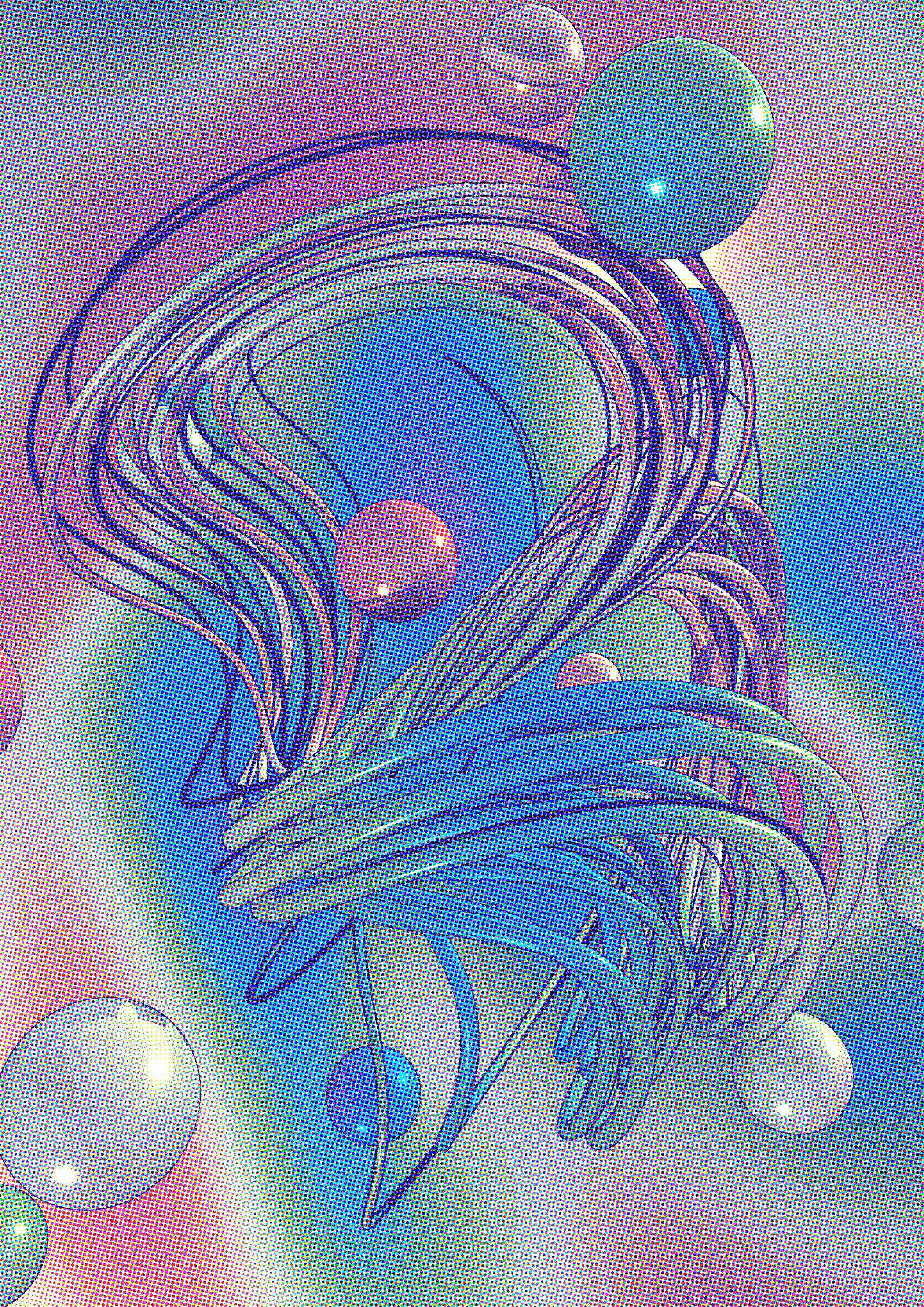 [Digital]‌ ‌Inktober‌ ‌2021‌ ‌#10 ‌|‌ ‌Sprott-Linz ‌attractor‌ ‌-‌ ‌Post‌ Halftone‌ I‌ ‌