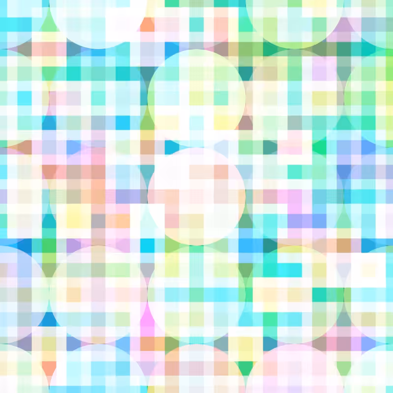 Overlapping squares and circles #3