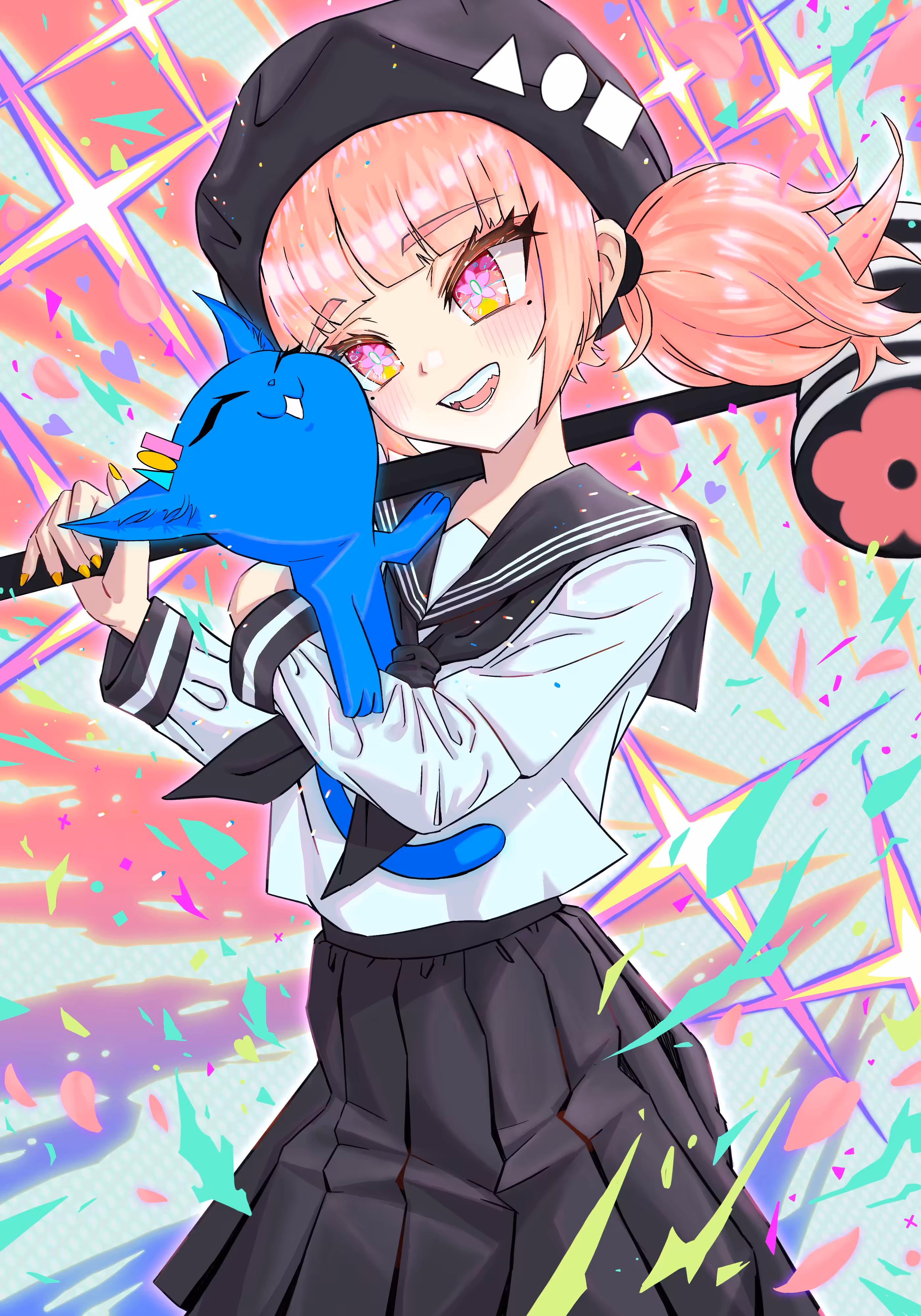 The color of friendship : Moetan X BlueMeow