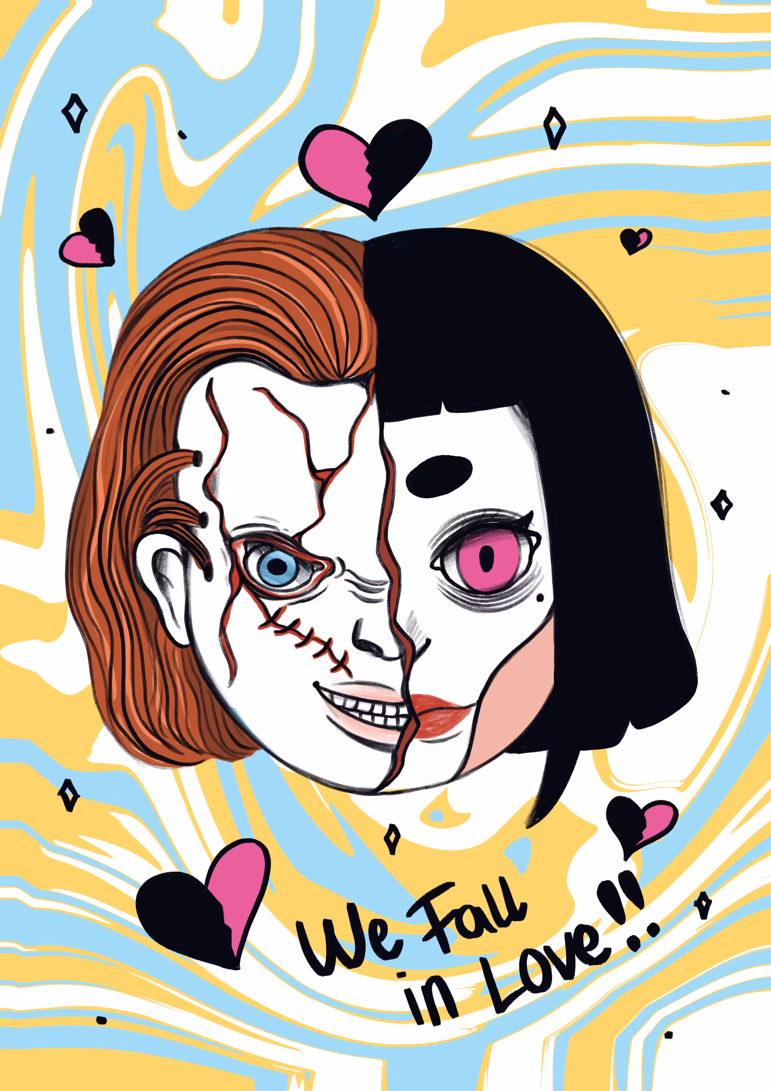 We fall in love.