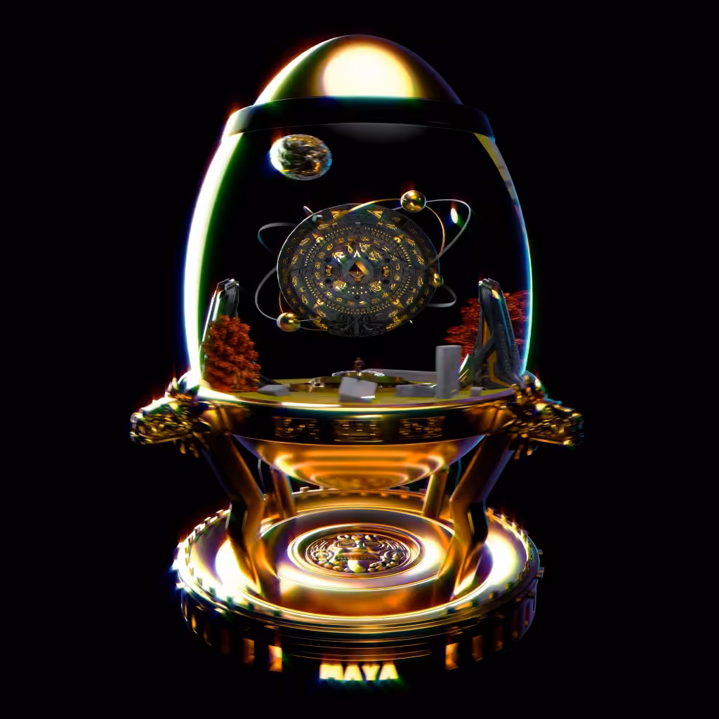 CryptoEggs "Civilisations" - #1 MAYA