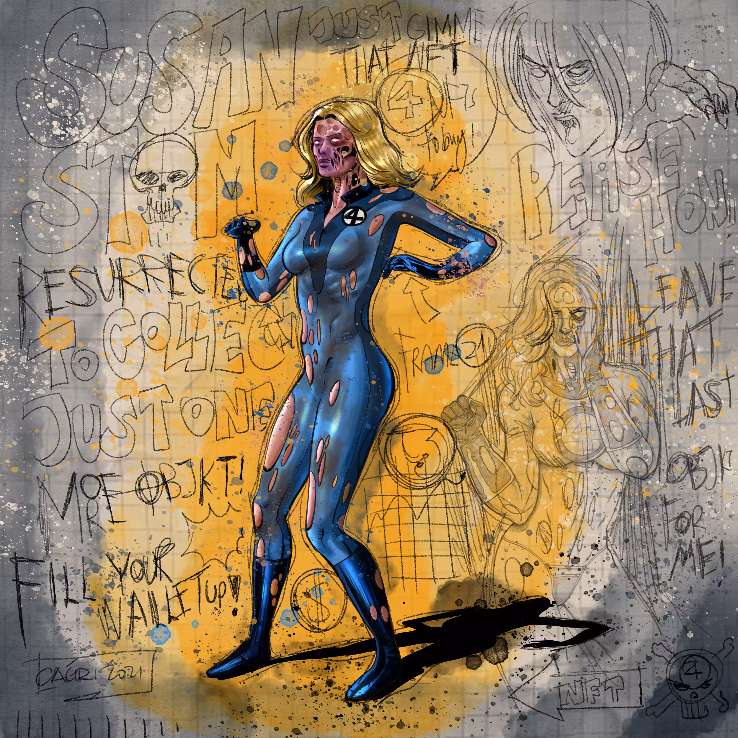 'DANCING ZOMBIES', ANIMATION FRAME #21
