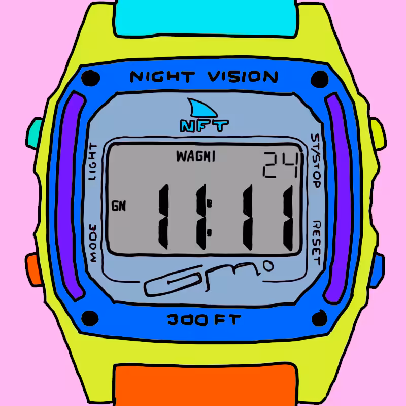 Make a Wish NFT Watch - Colorway #33