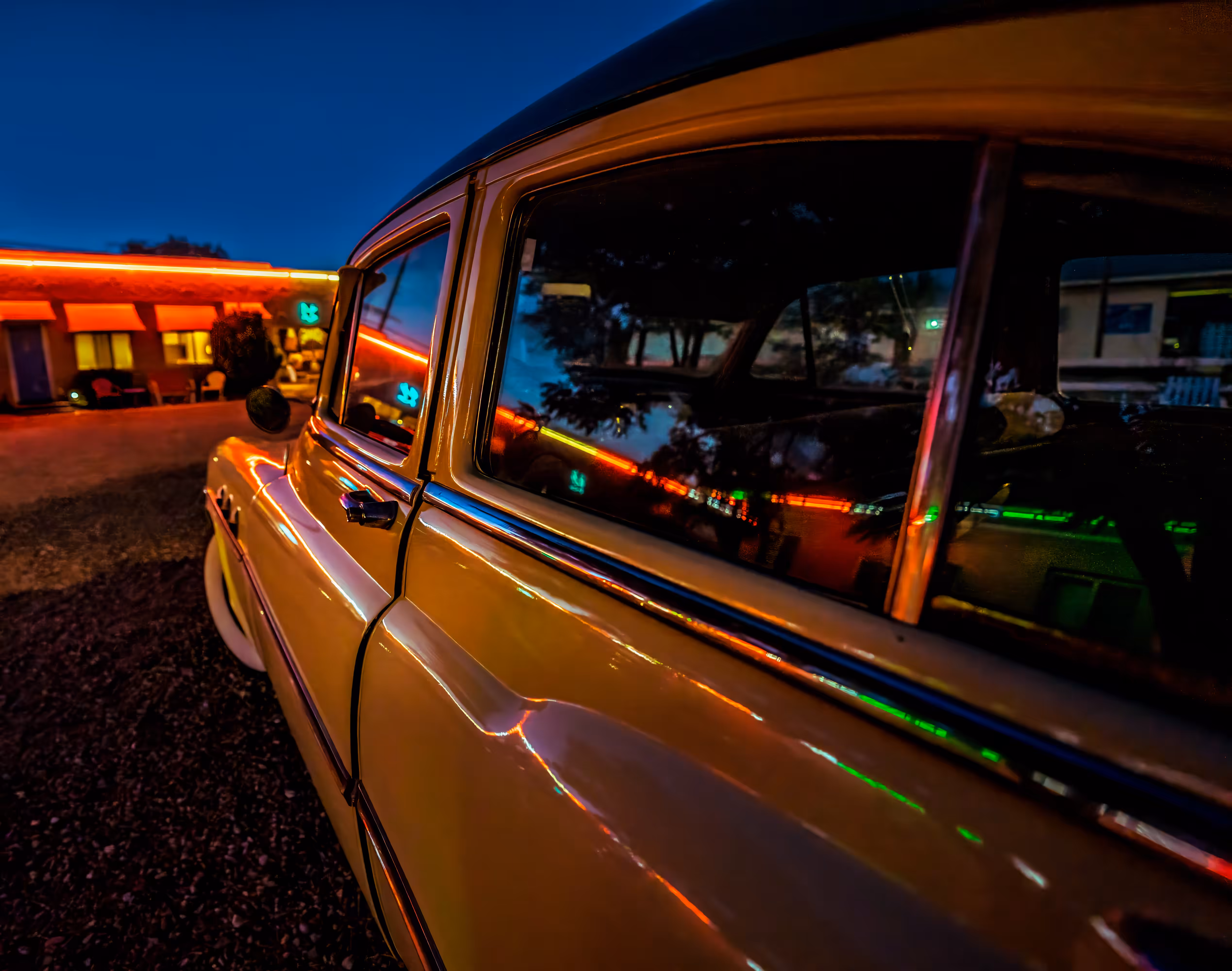 Vintage Car on Route 66