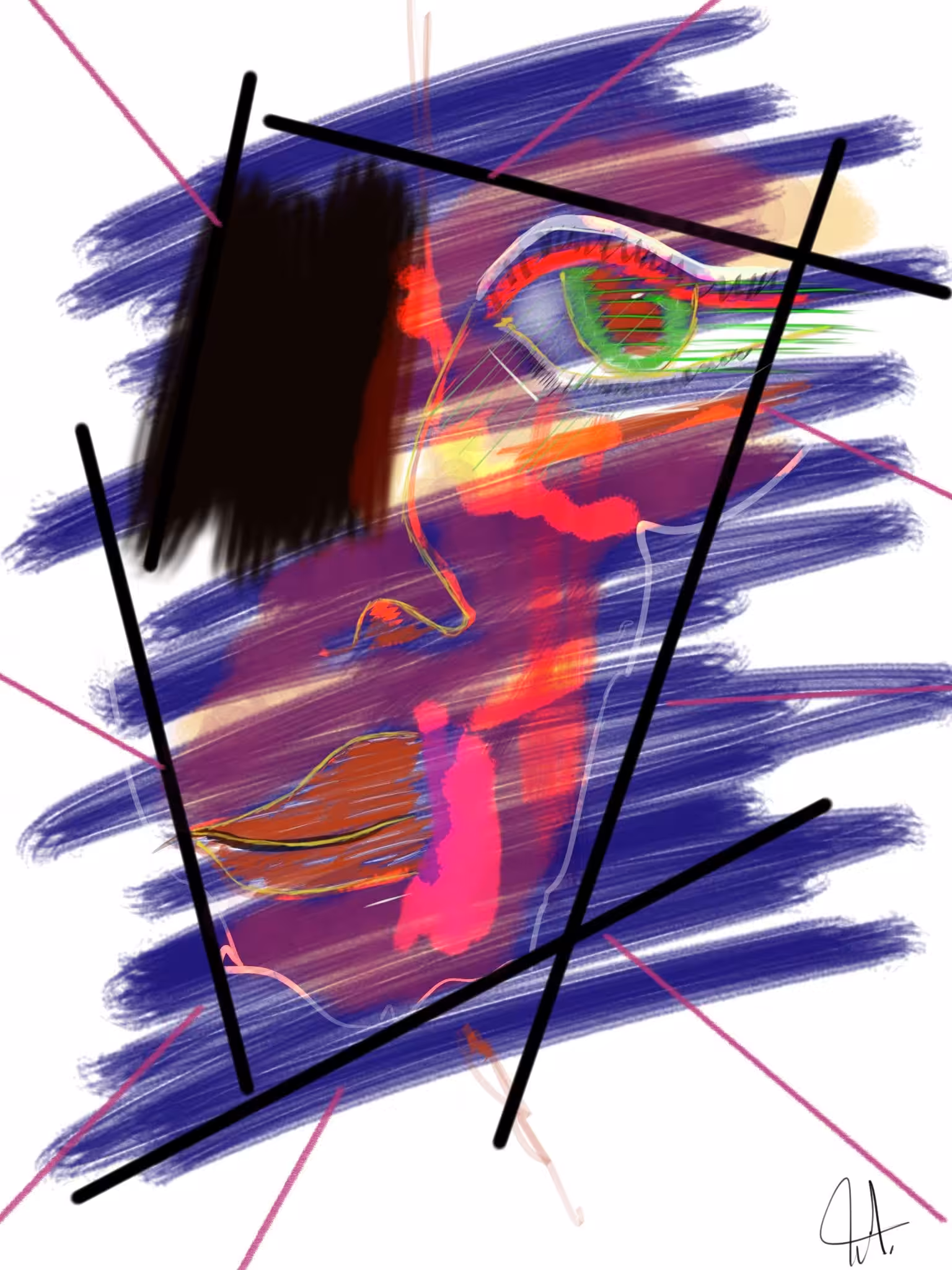 Broken mirror