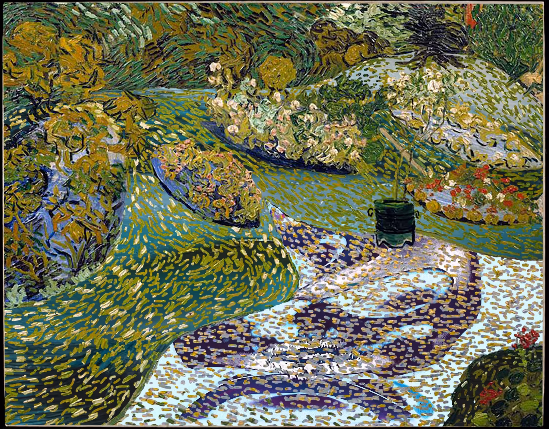 Garden-at-Auvers,  Van-Gogh-