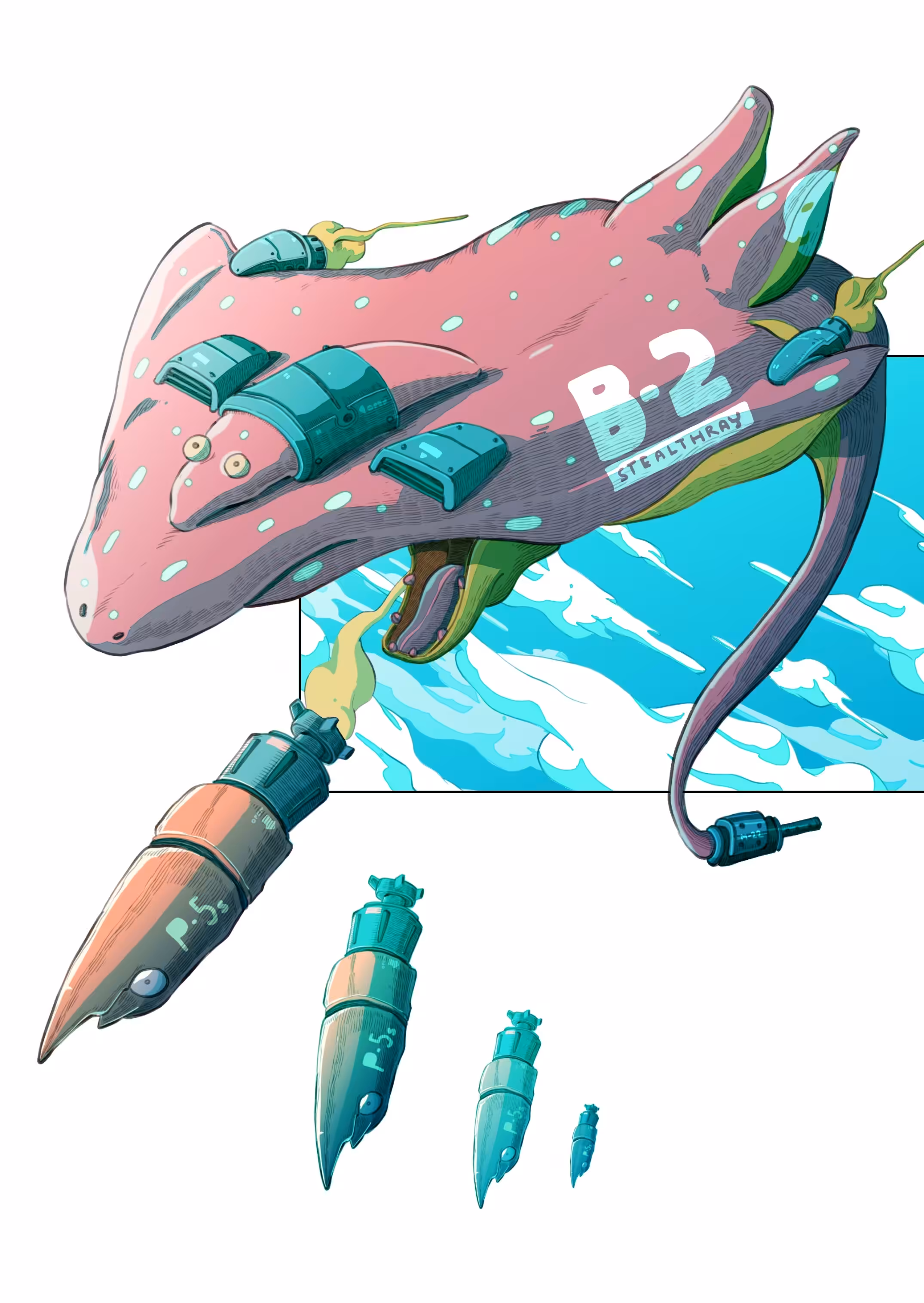 STINGRAY =STEALTH BOMBER
