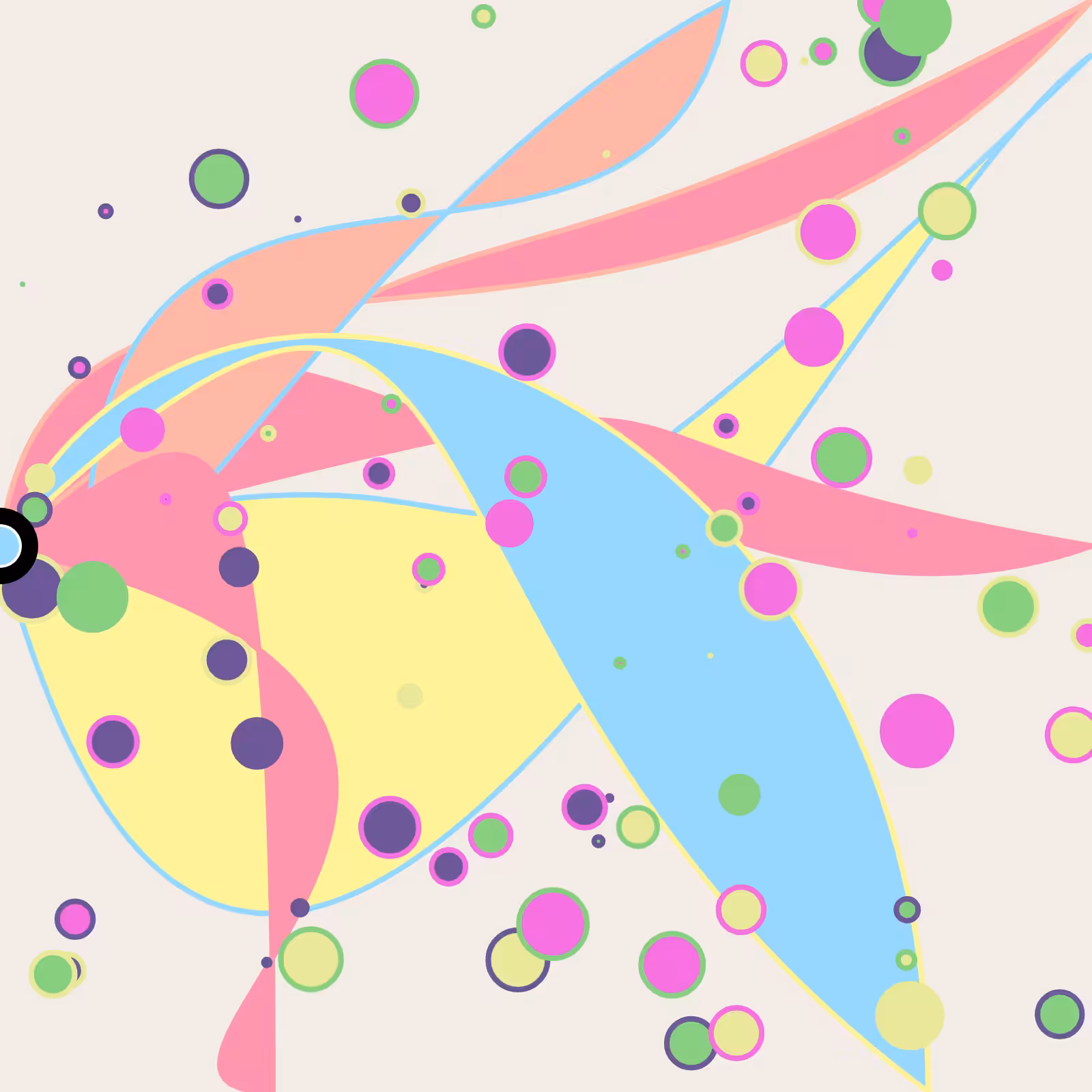 Bubbles in a Bezier Sea #9