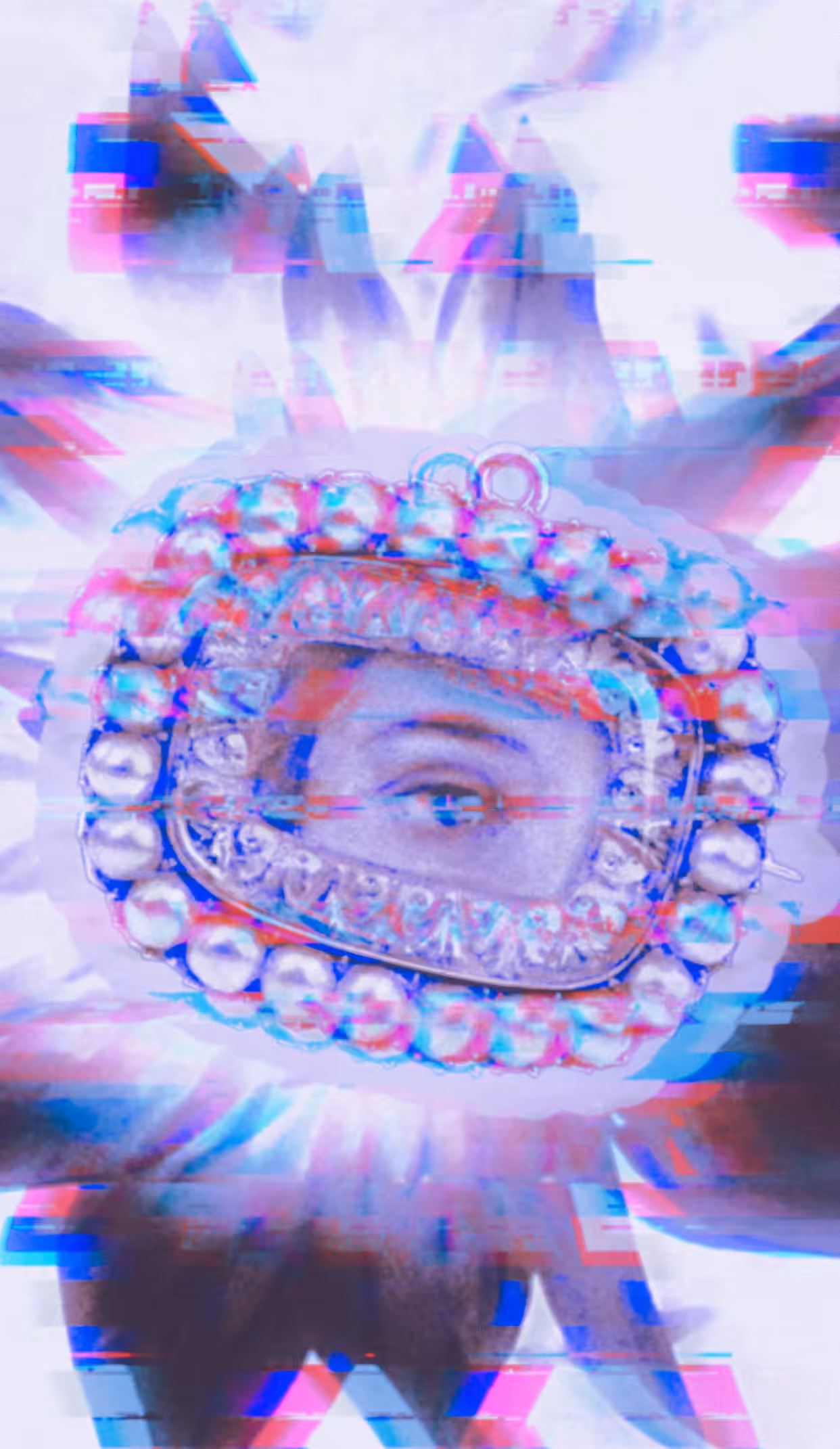 Black Dahlia Lovers Eye Glitch