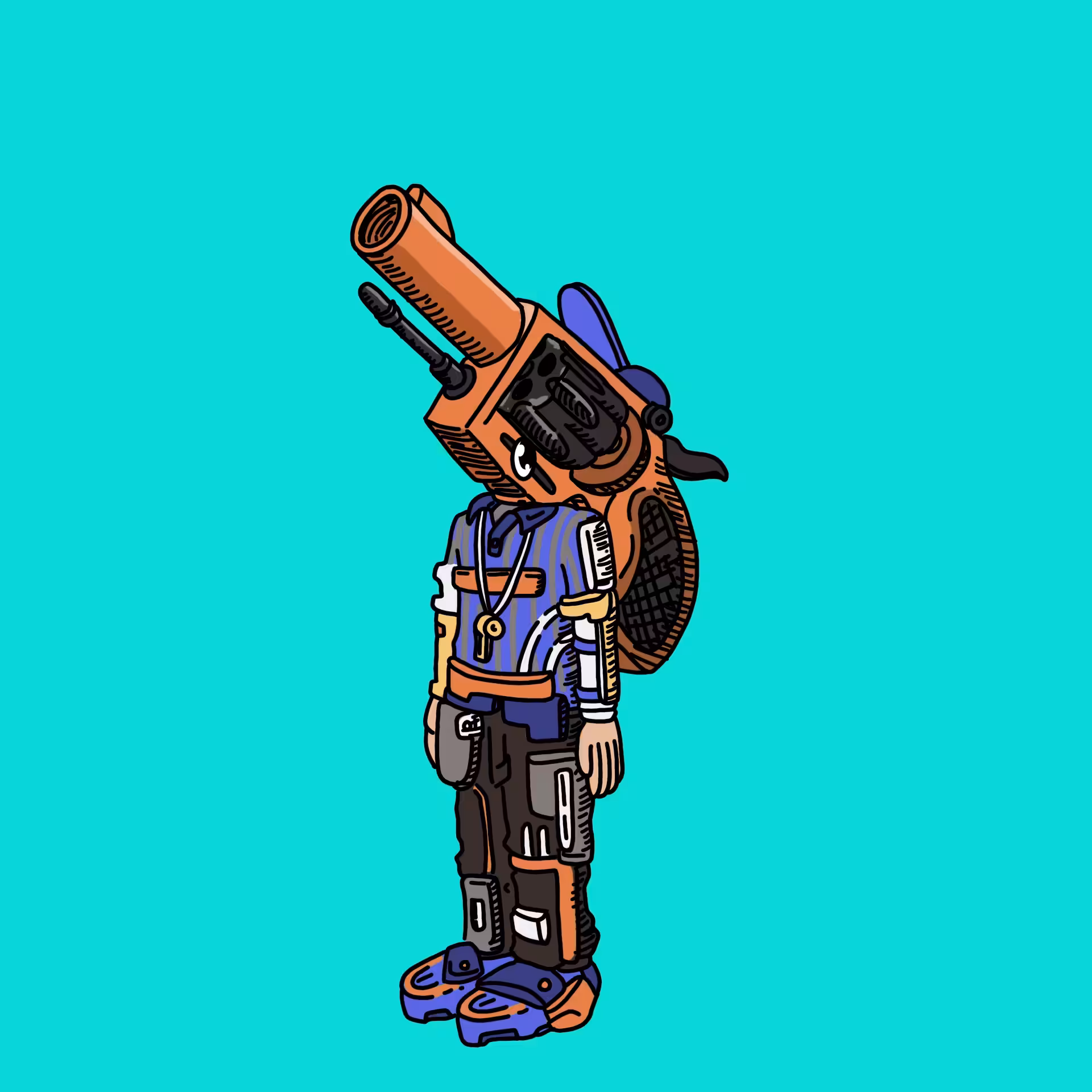 Racestarter one eyed guy #00186