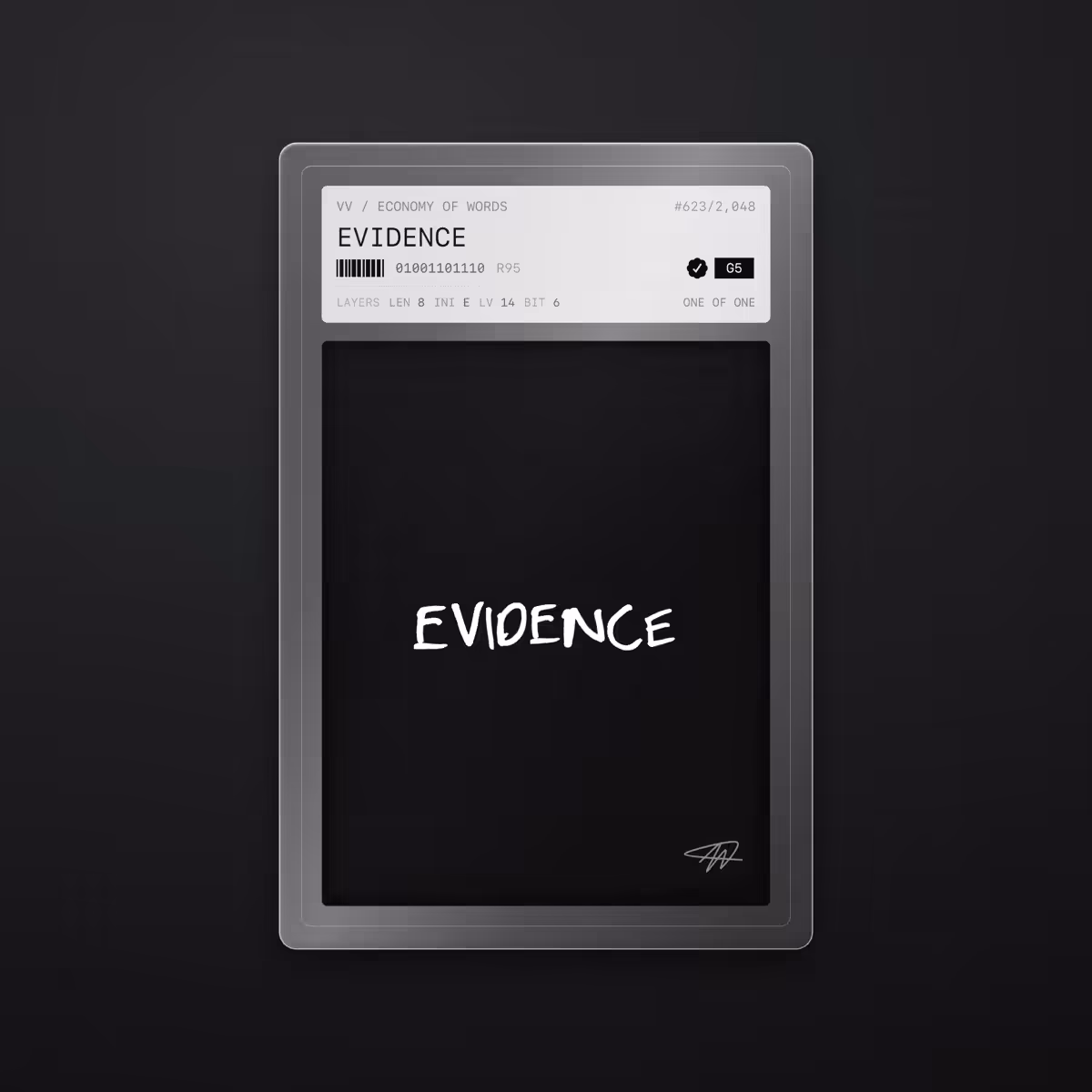 Economy of Words: EVIDENCE · #623
