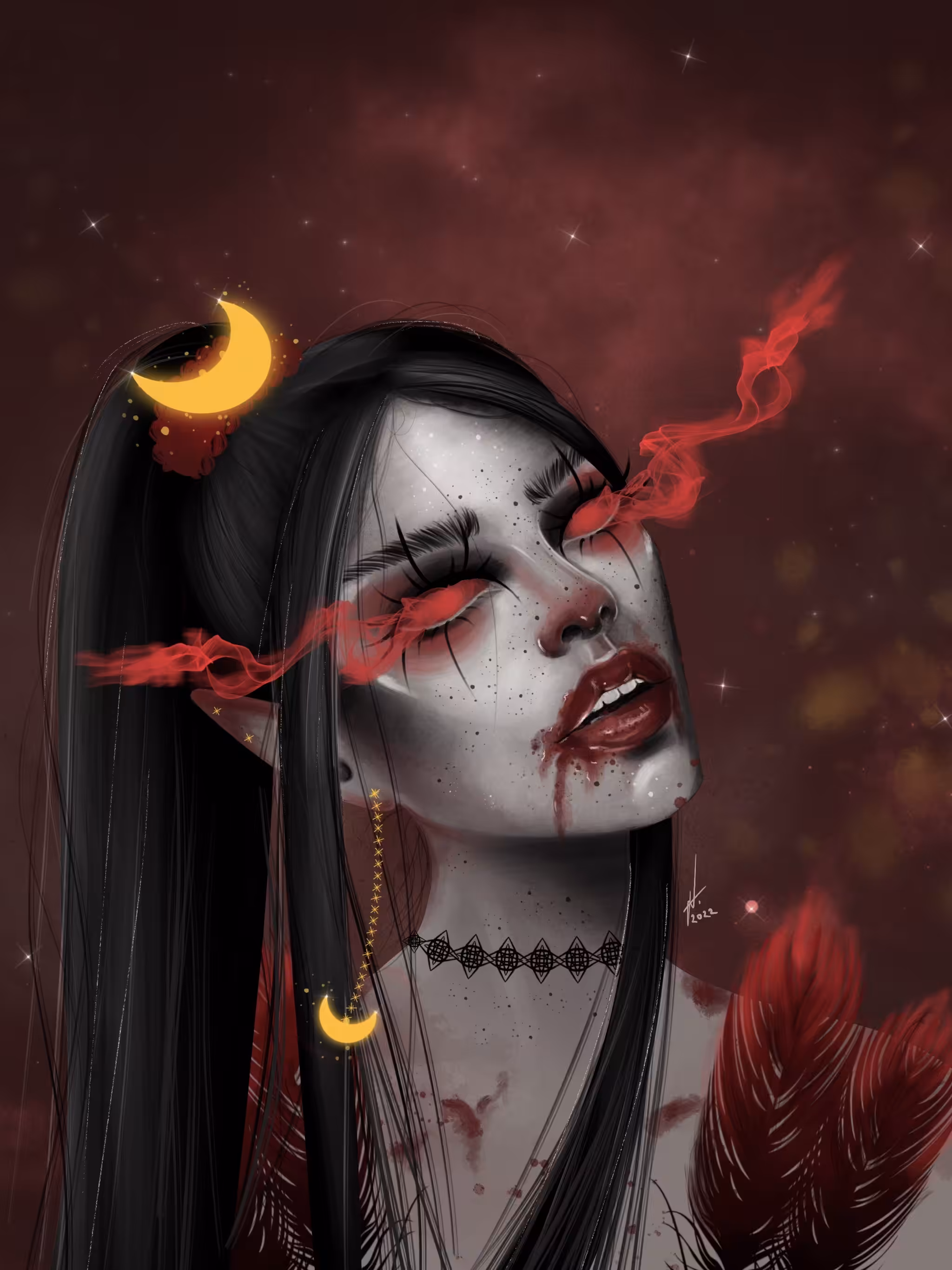 red