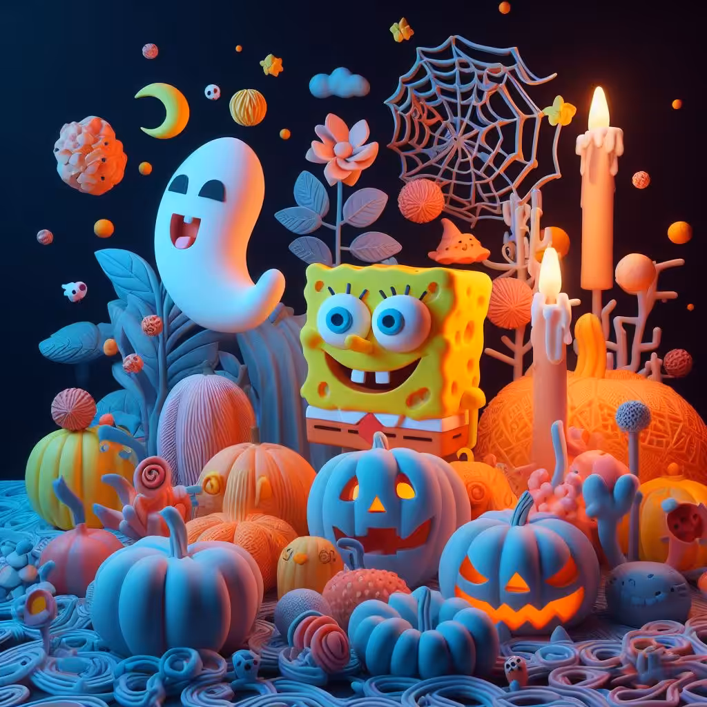 Halloween spongebob