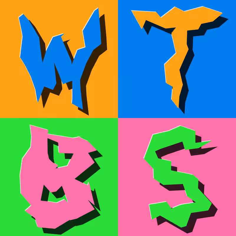 Waiting To Be Signed Logo with Wobbles #332