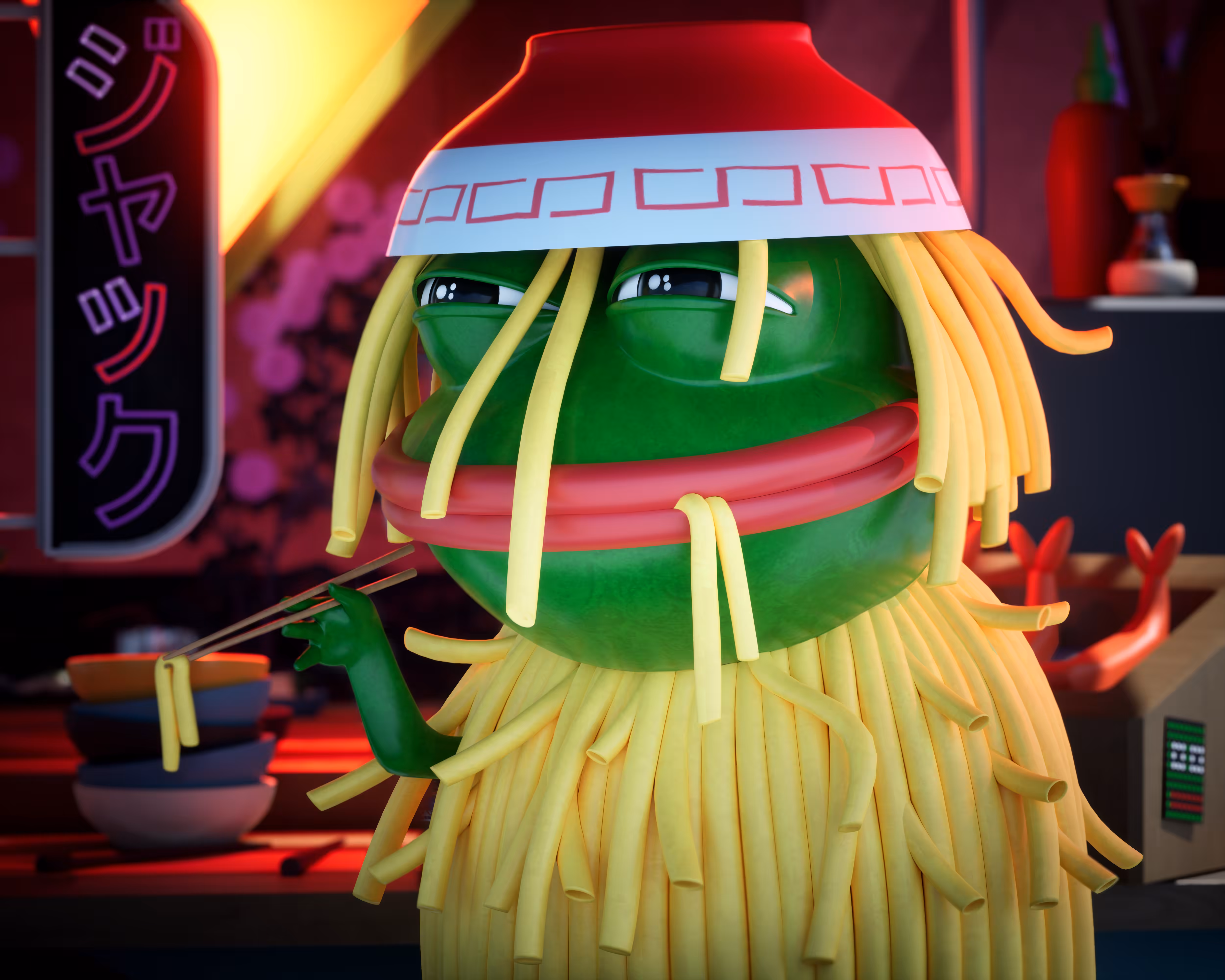 Pepe's Noodle Hat