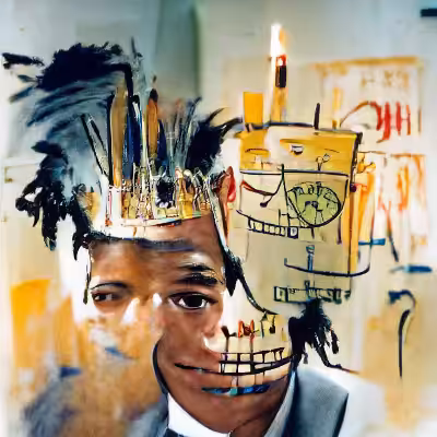 Portrait of Jean-Michel Basquiat