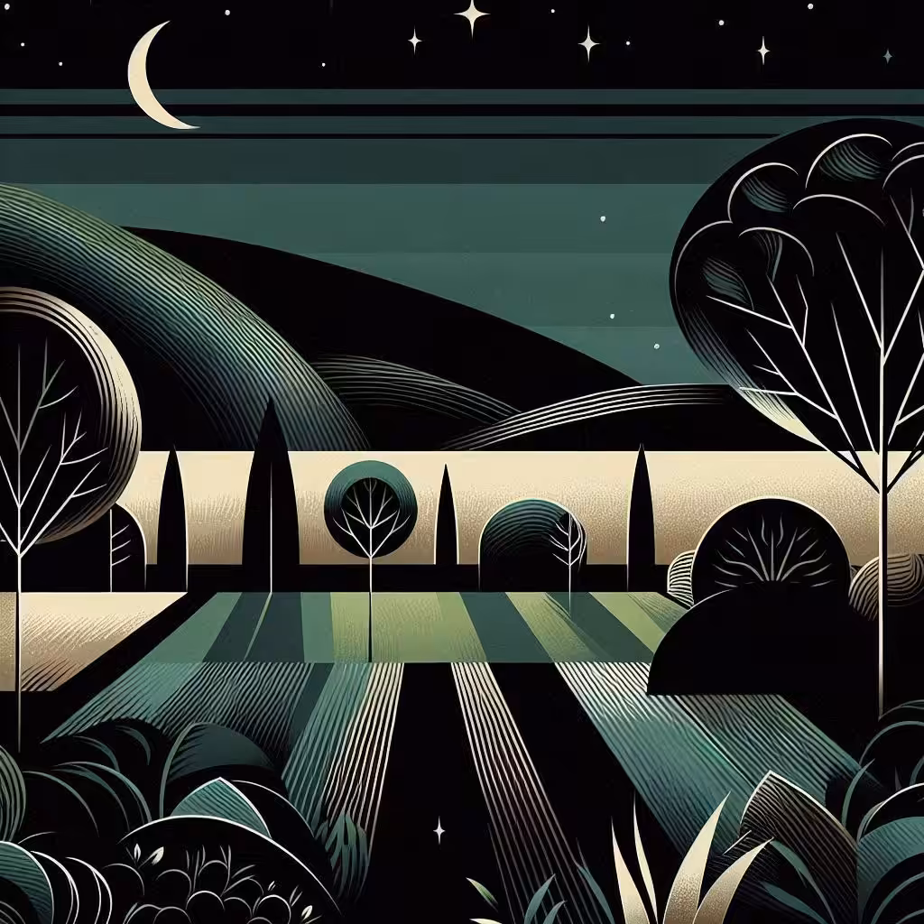 Minimal Night Garden #29