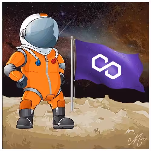 PlanetVisitor: Polygon (MATIC) Flag Waving on Mars #4