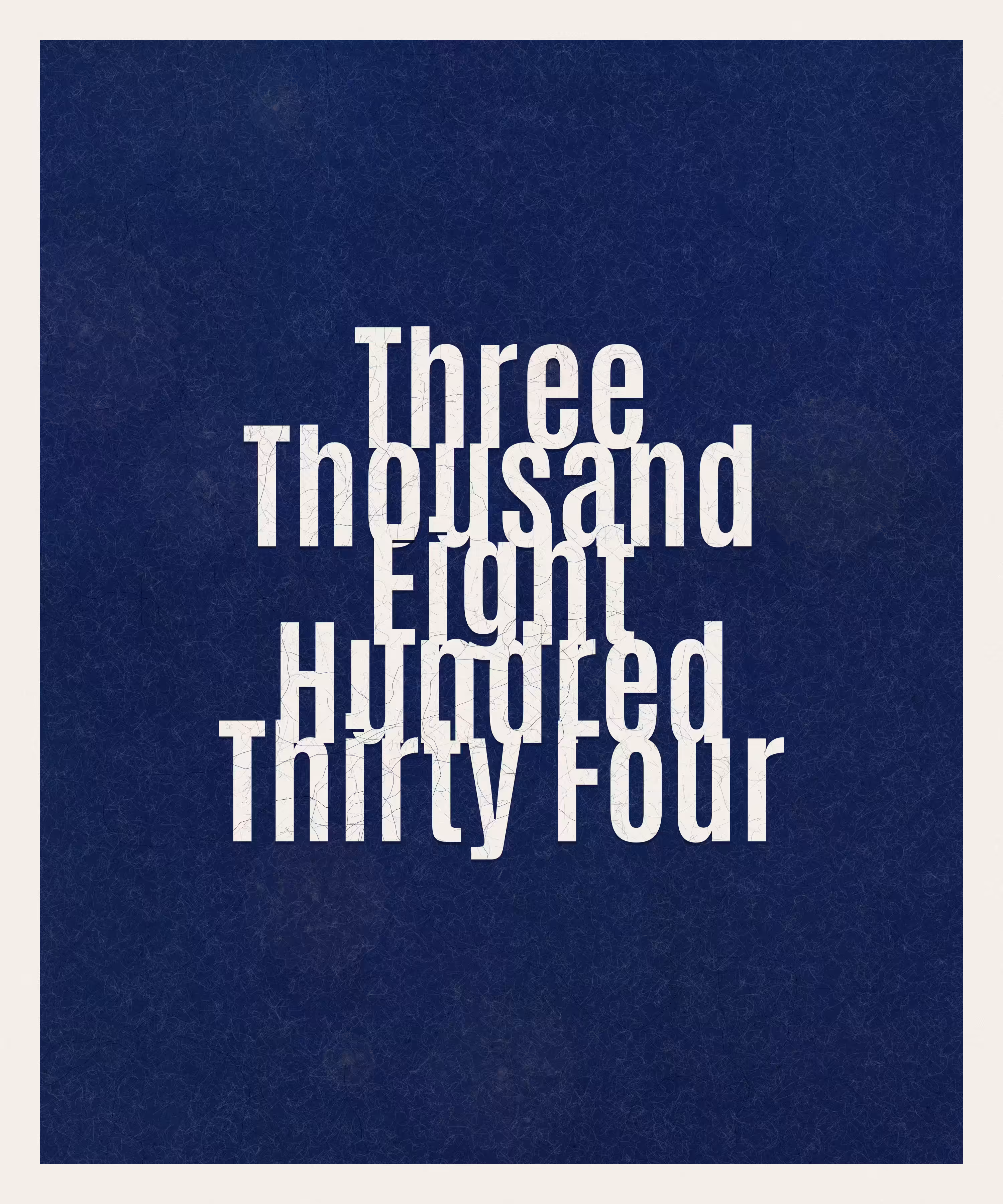 Count #3834
