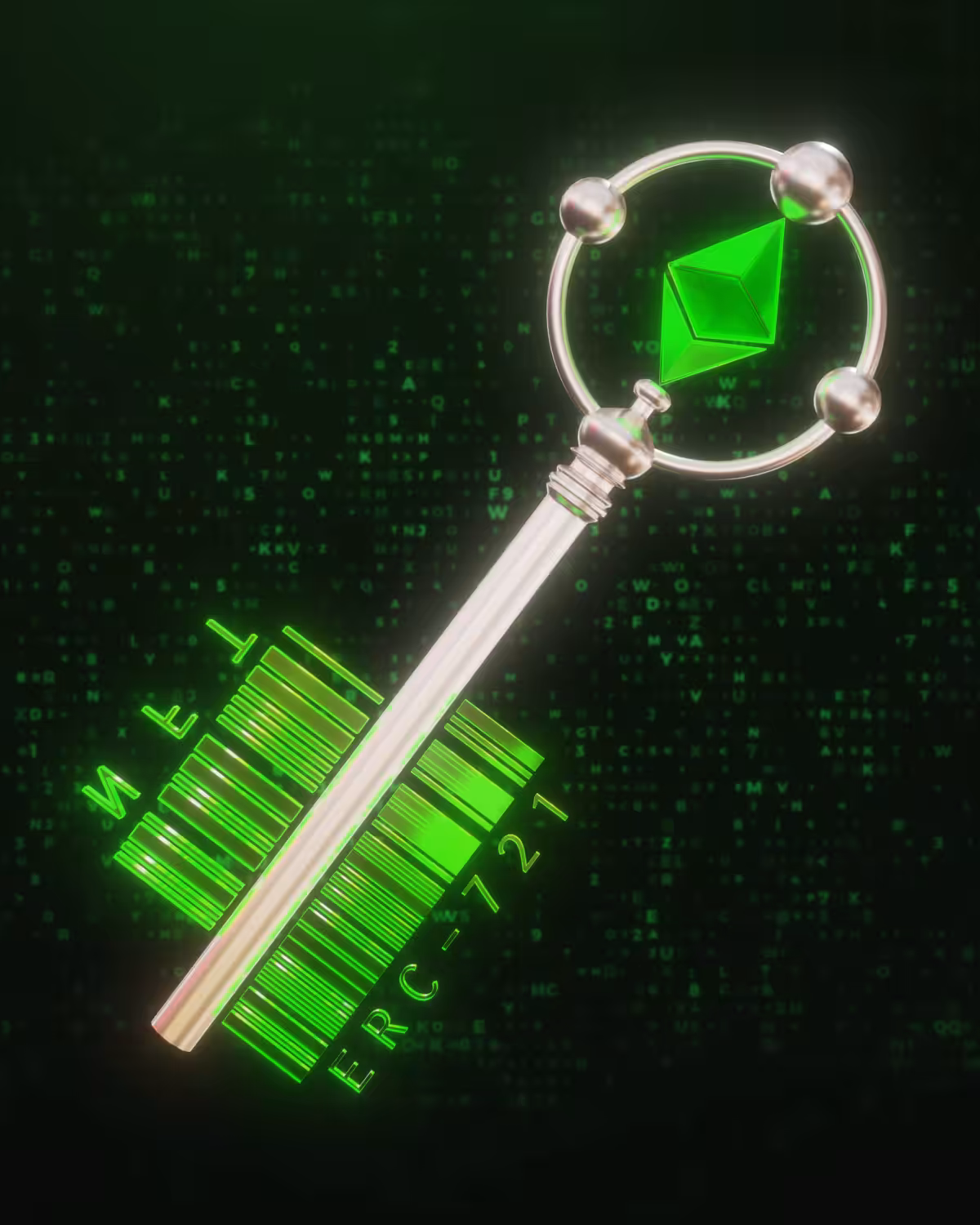 Ethereum Crypto Key for Crypto Art (2/3)