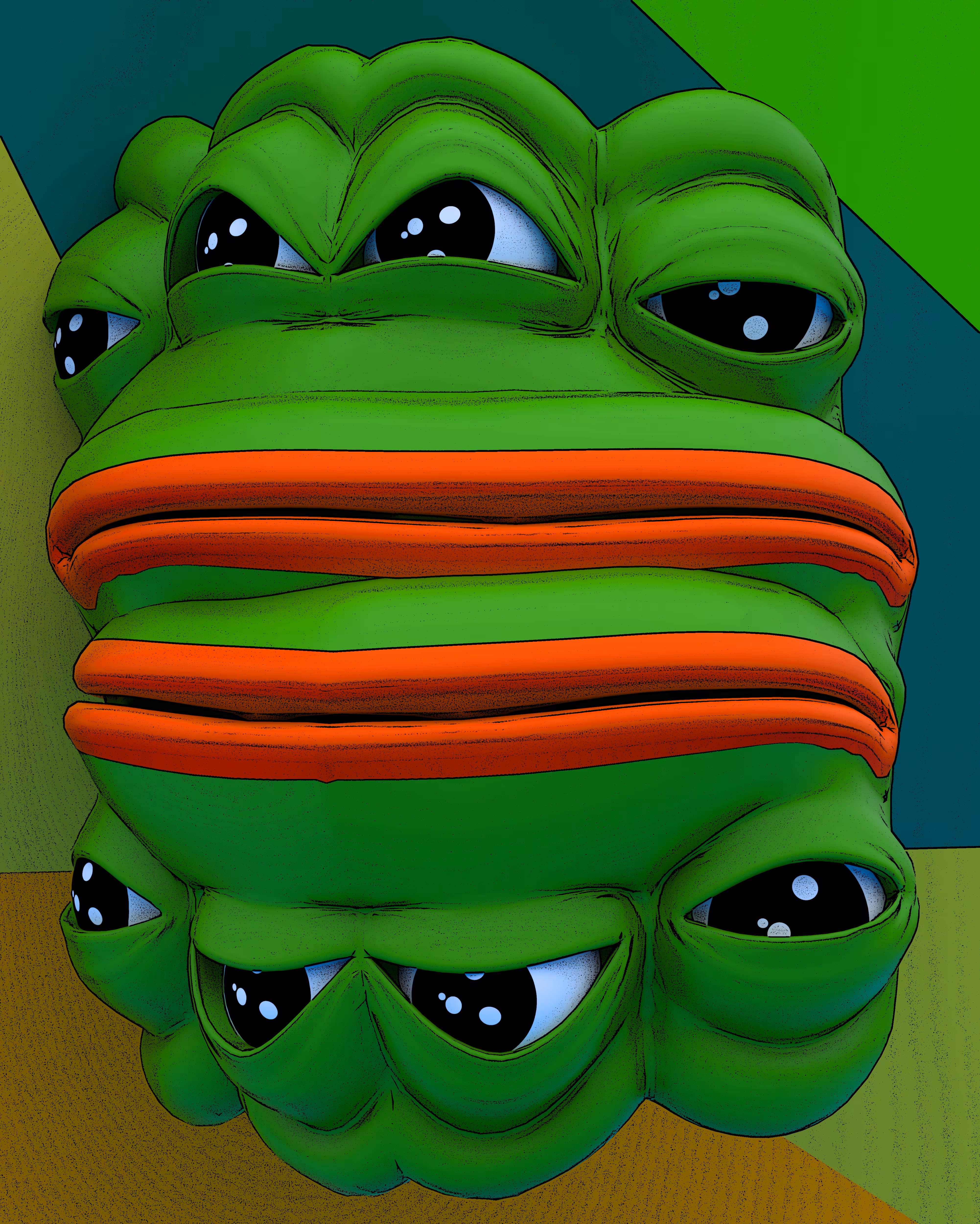 Cubism Pepe Art # 3