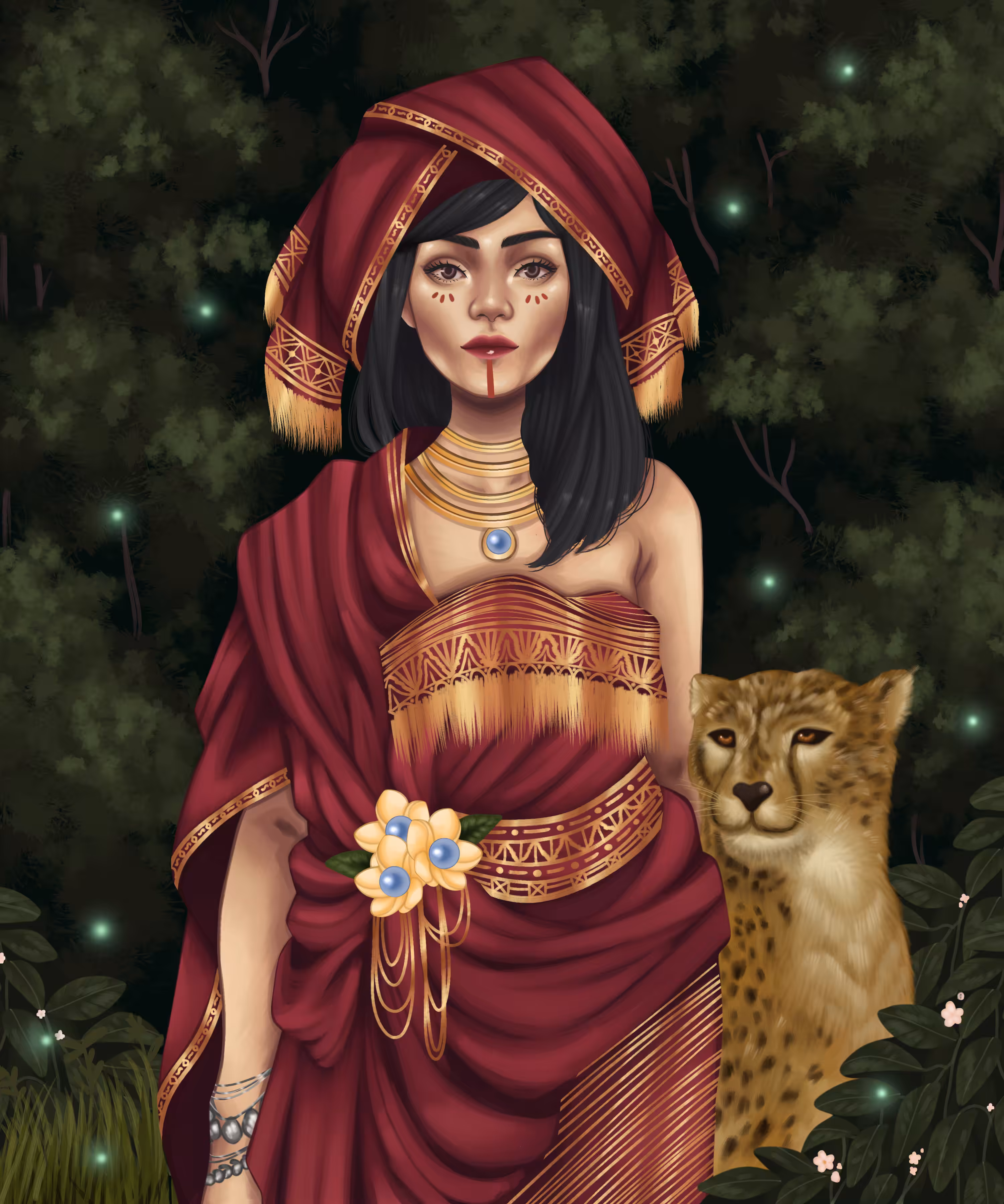 The Woman in Red