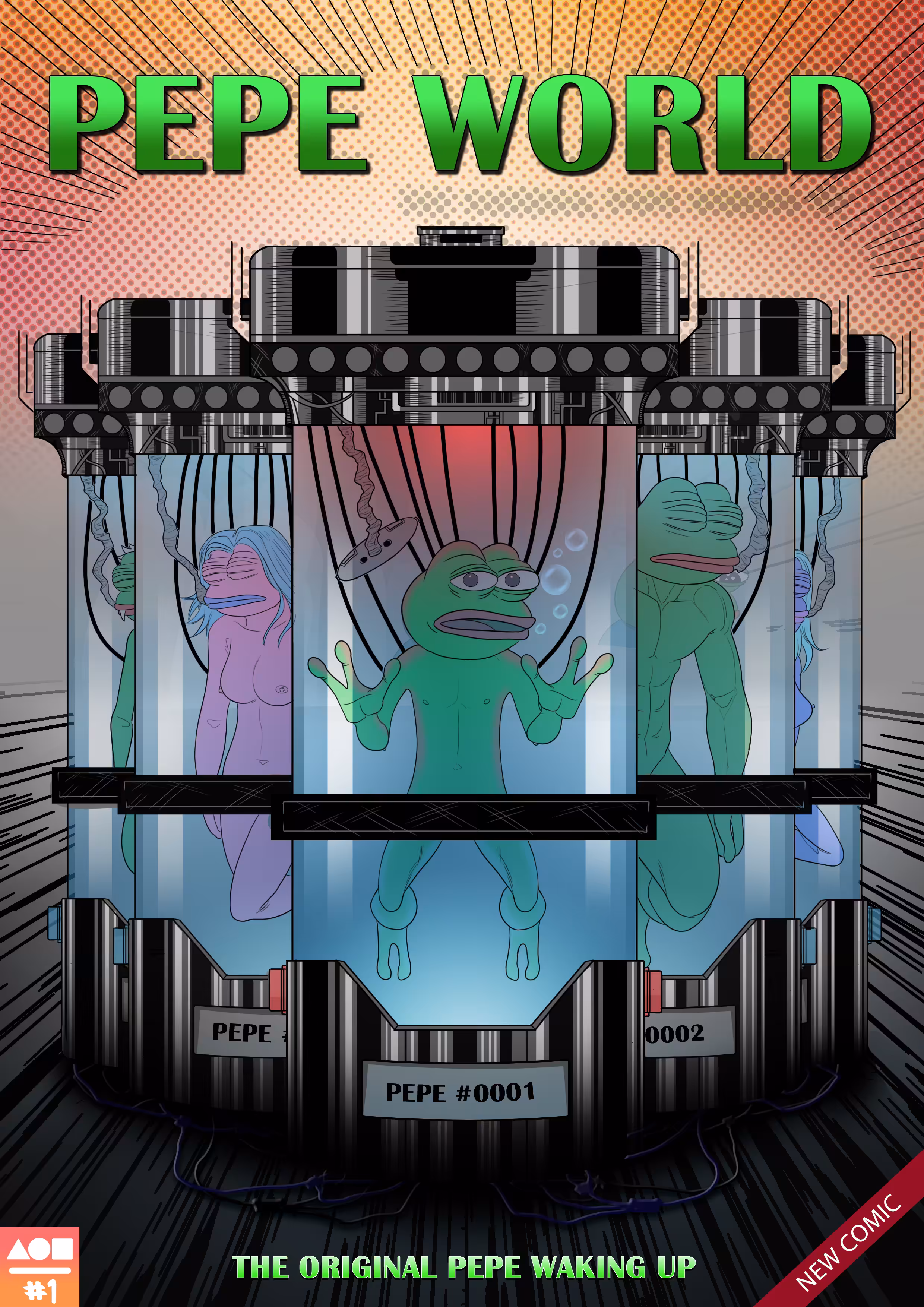 Pepe World Comic Book Cover 🐸 #1